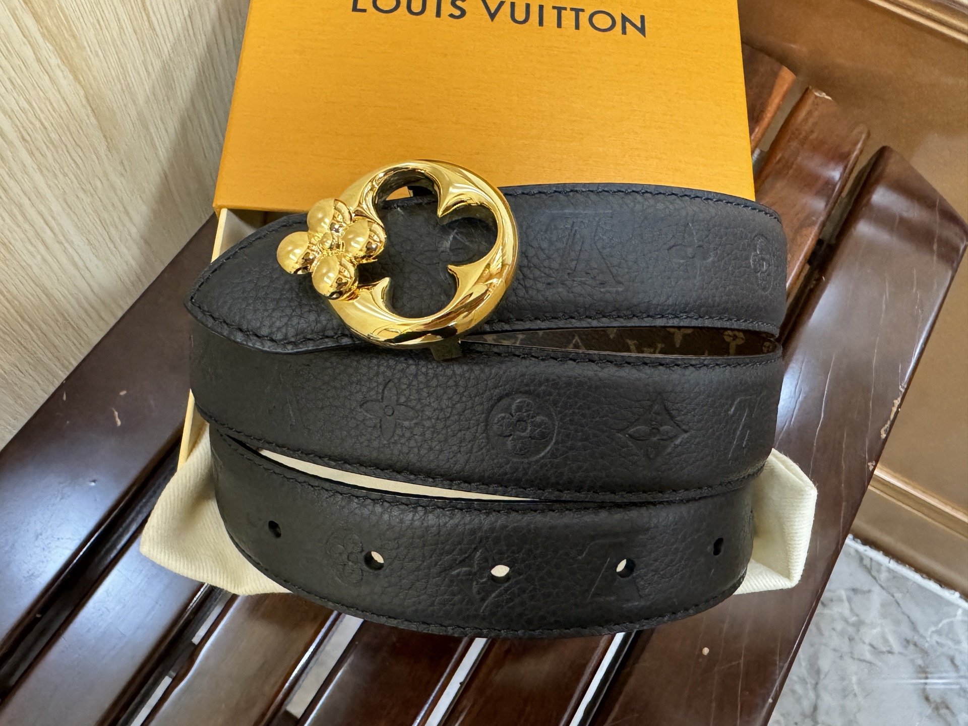 Louis Vuitton Female Basic Belt Canvas M-l