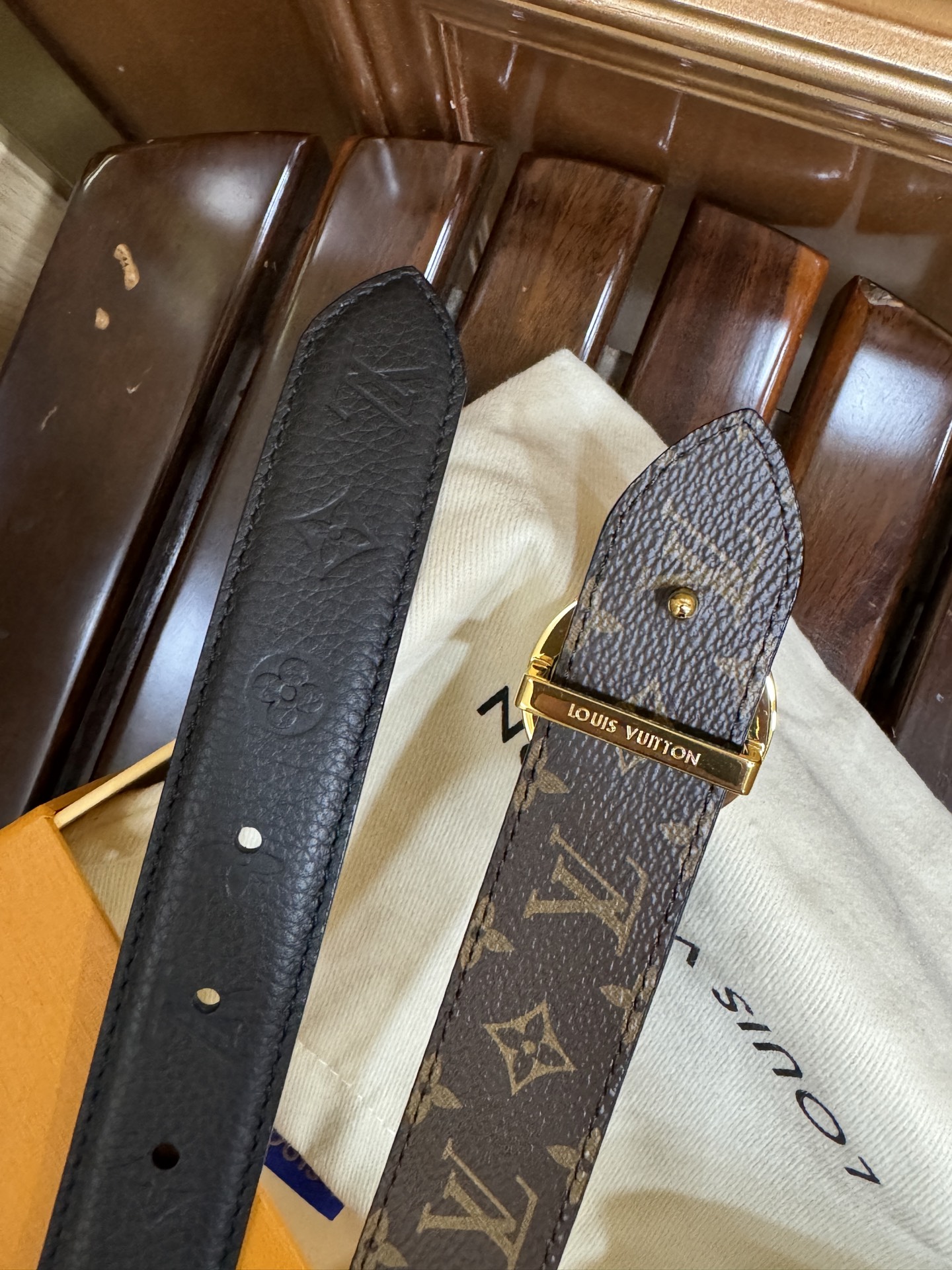 Louis Vuitton Female Basic Belt Canvas M-l