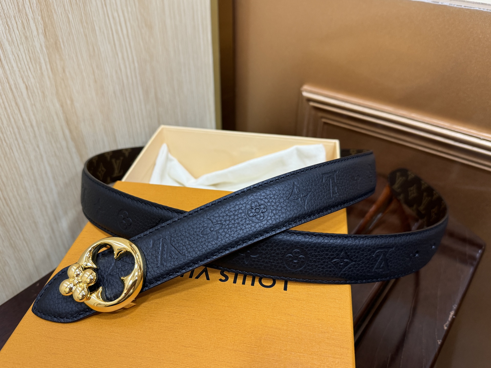 Louis Vuitton Female Basic Belt Canvas M-l