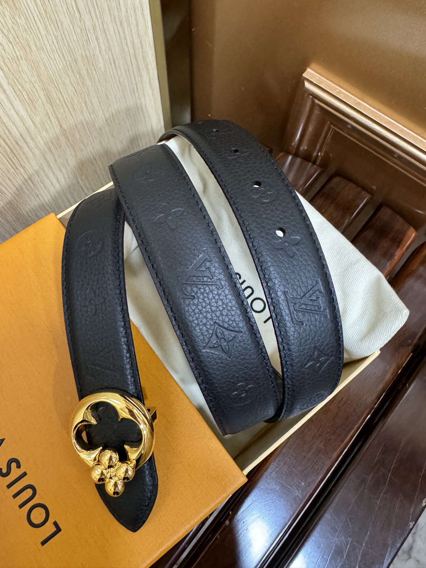 Louis Vuitton Female Basic Belt Canvas M-l