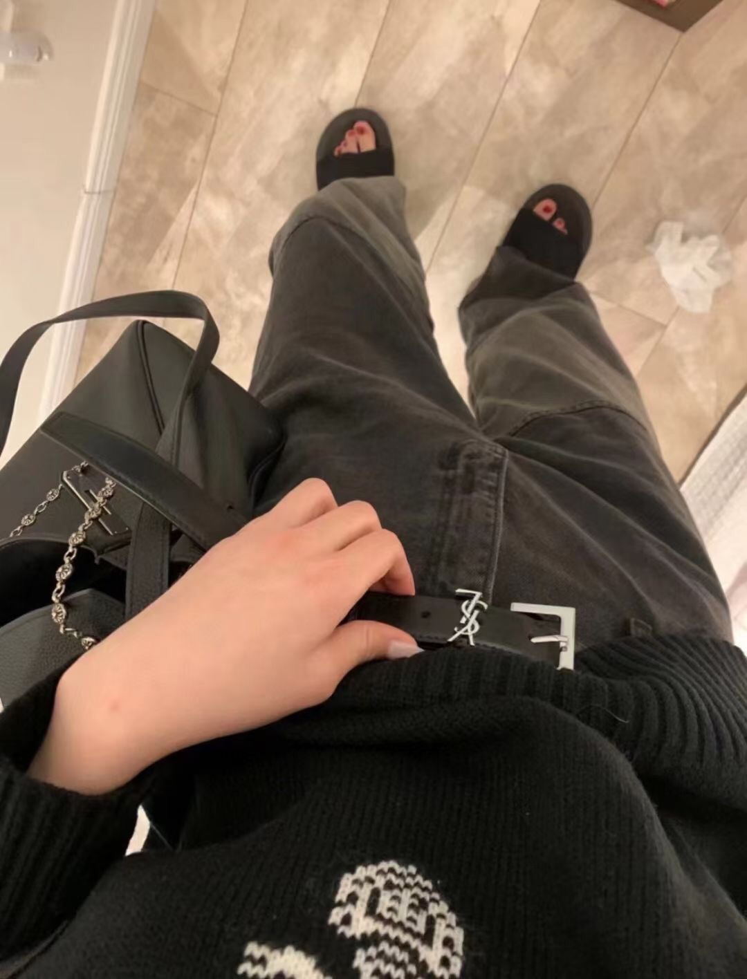 Saint Laurent Female Pin Buckle Belt S-l