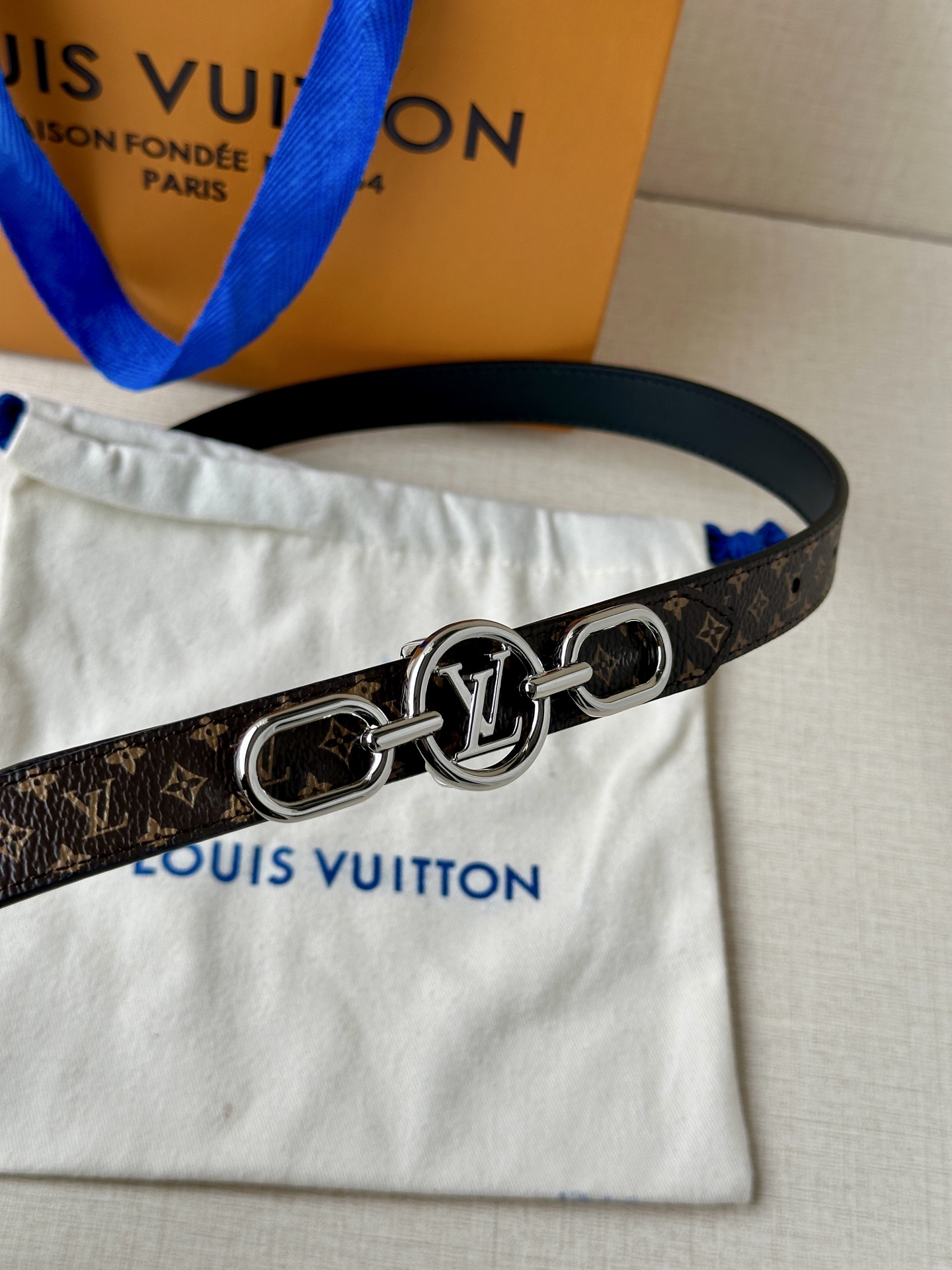 Louis Vuitton Female Basic Belt Canvas M-l