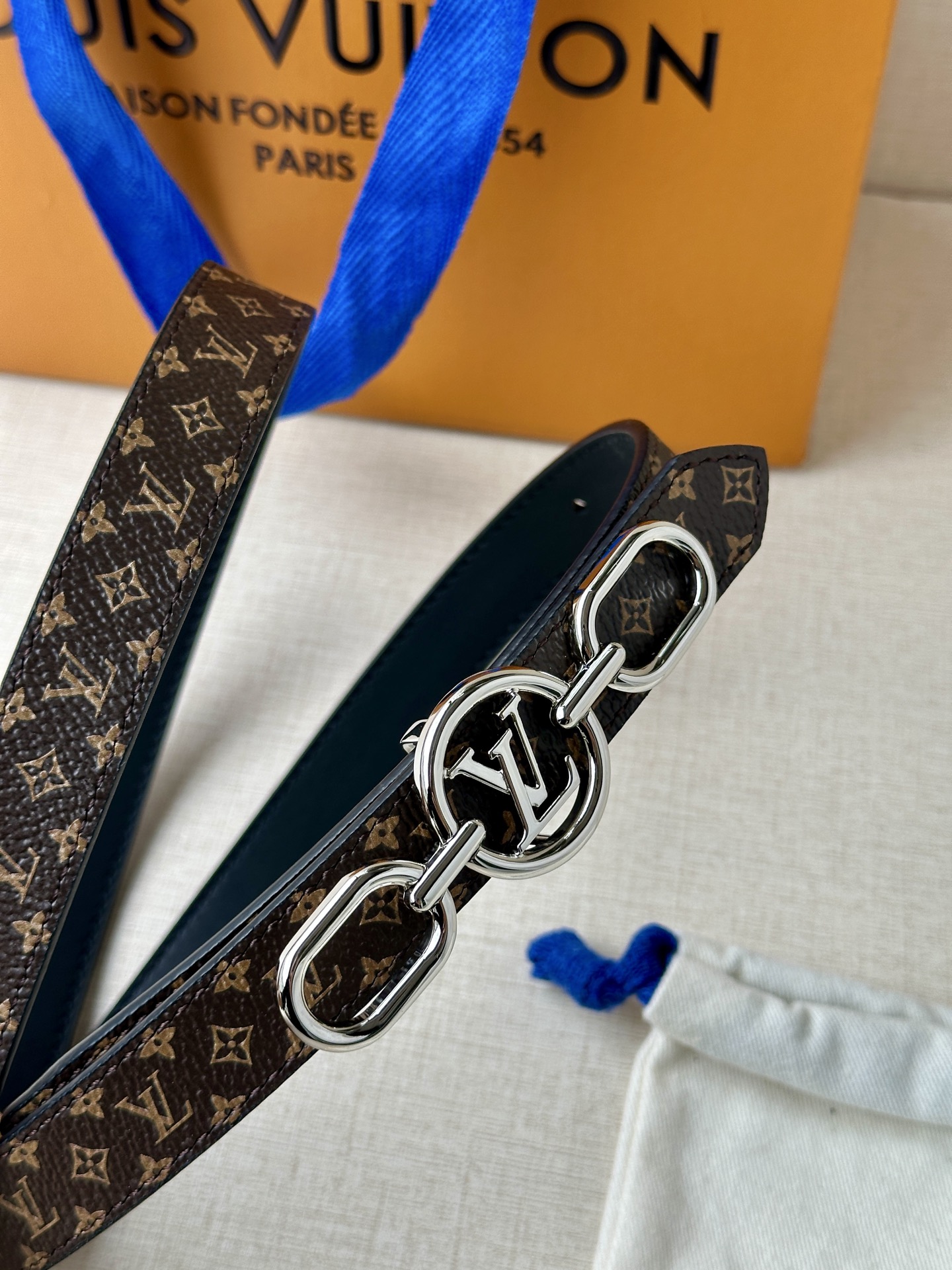 Louis Vuitton Female Basic Belt Canvas M-l
