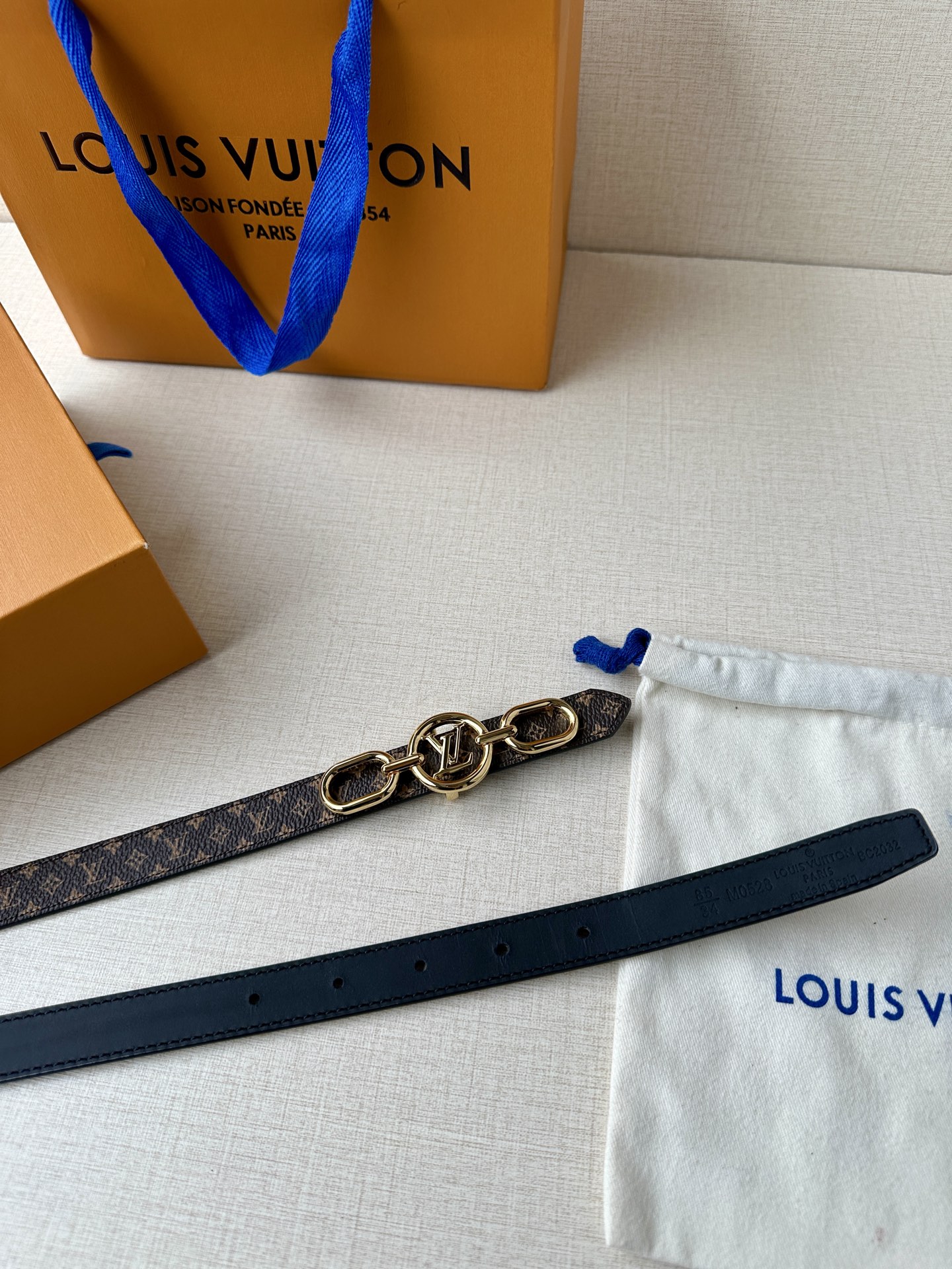 Louis Vuitton Female Basic Belt Canvas M-l