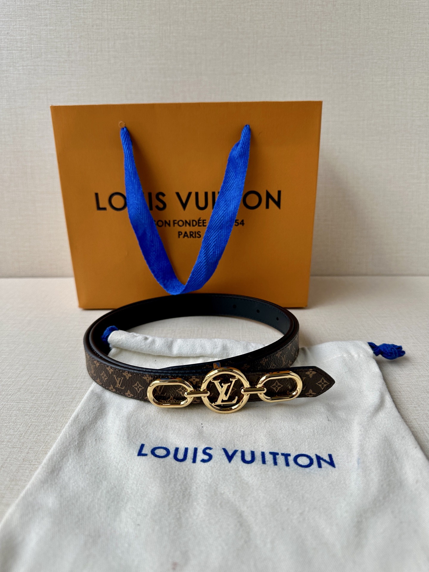 Louis Vuitton Female Basic Belt Canvas M-l