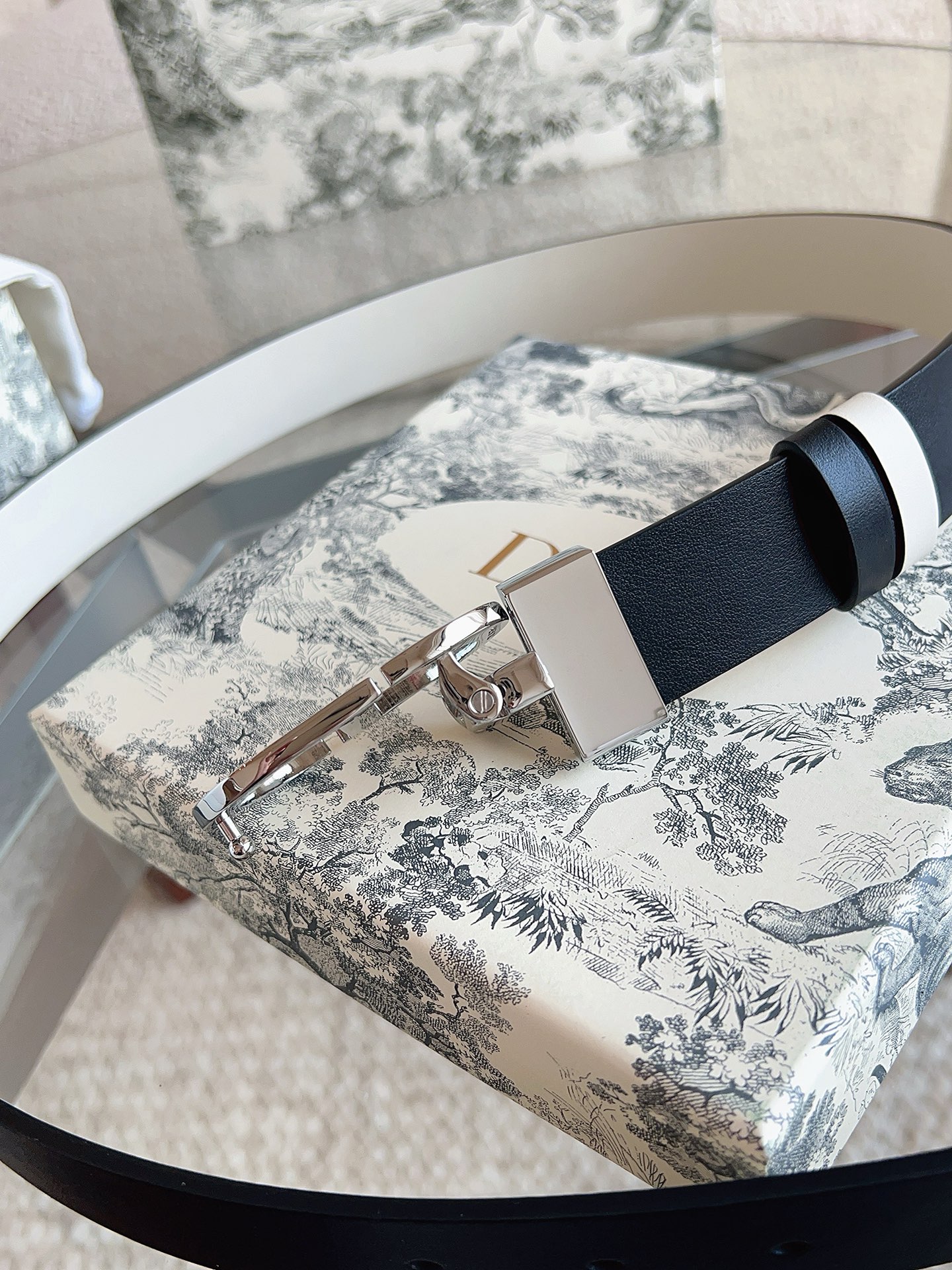 Dior Female Basic Belt Cow Leather Black M