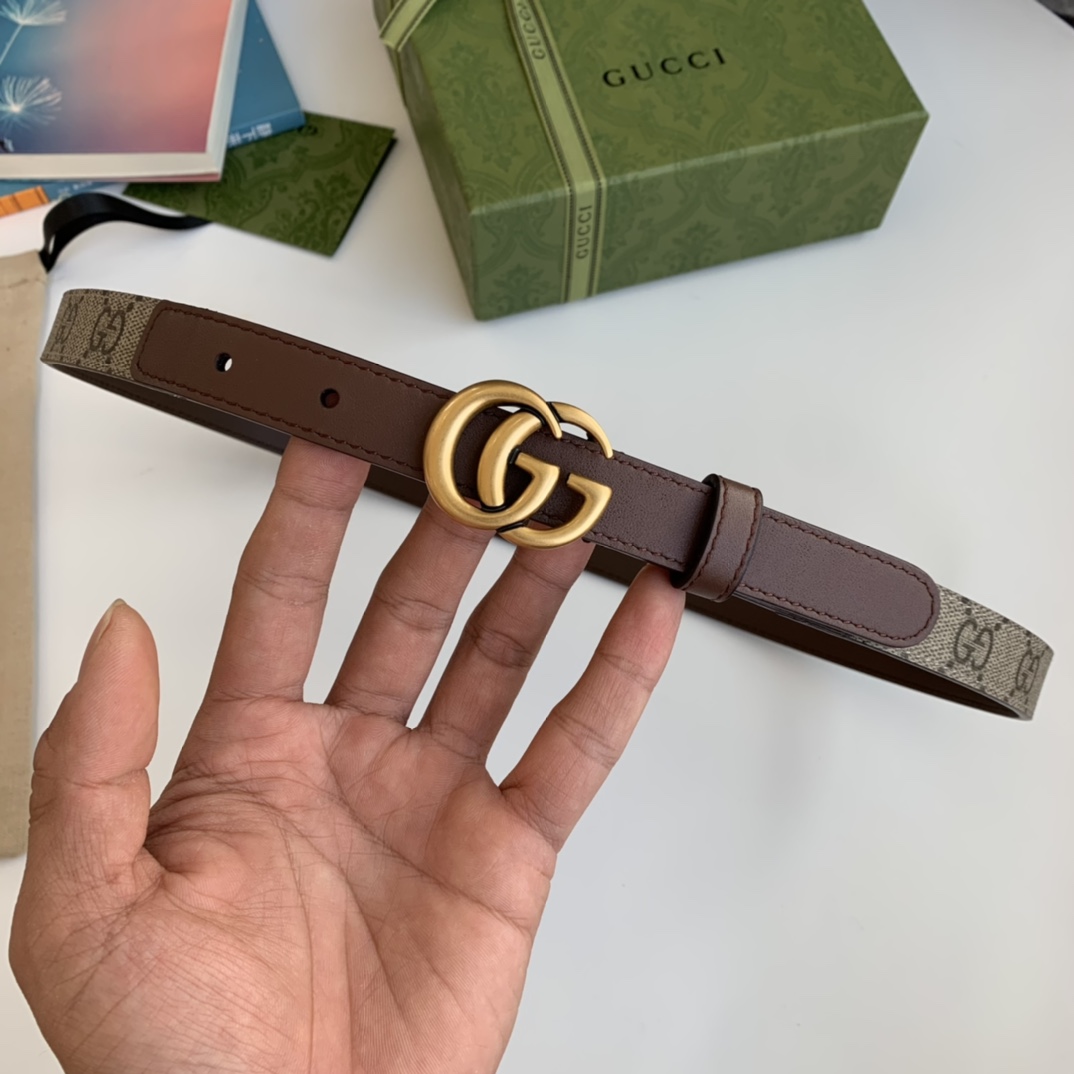 Gucci Female Basic Belt Cow Leather S-m