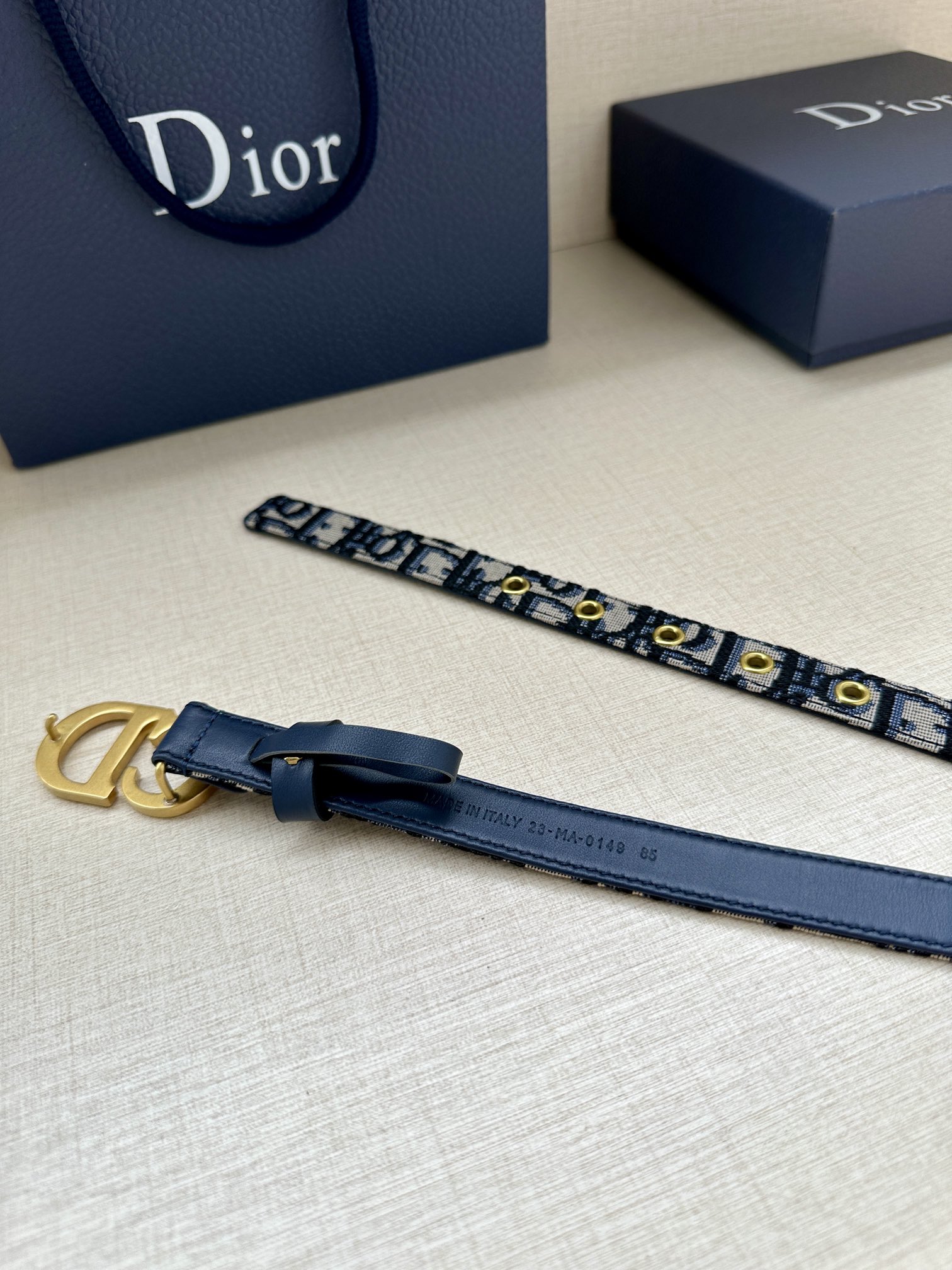 Dior Female Basic Belt Gold S-m-l