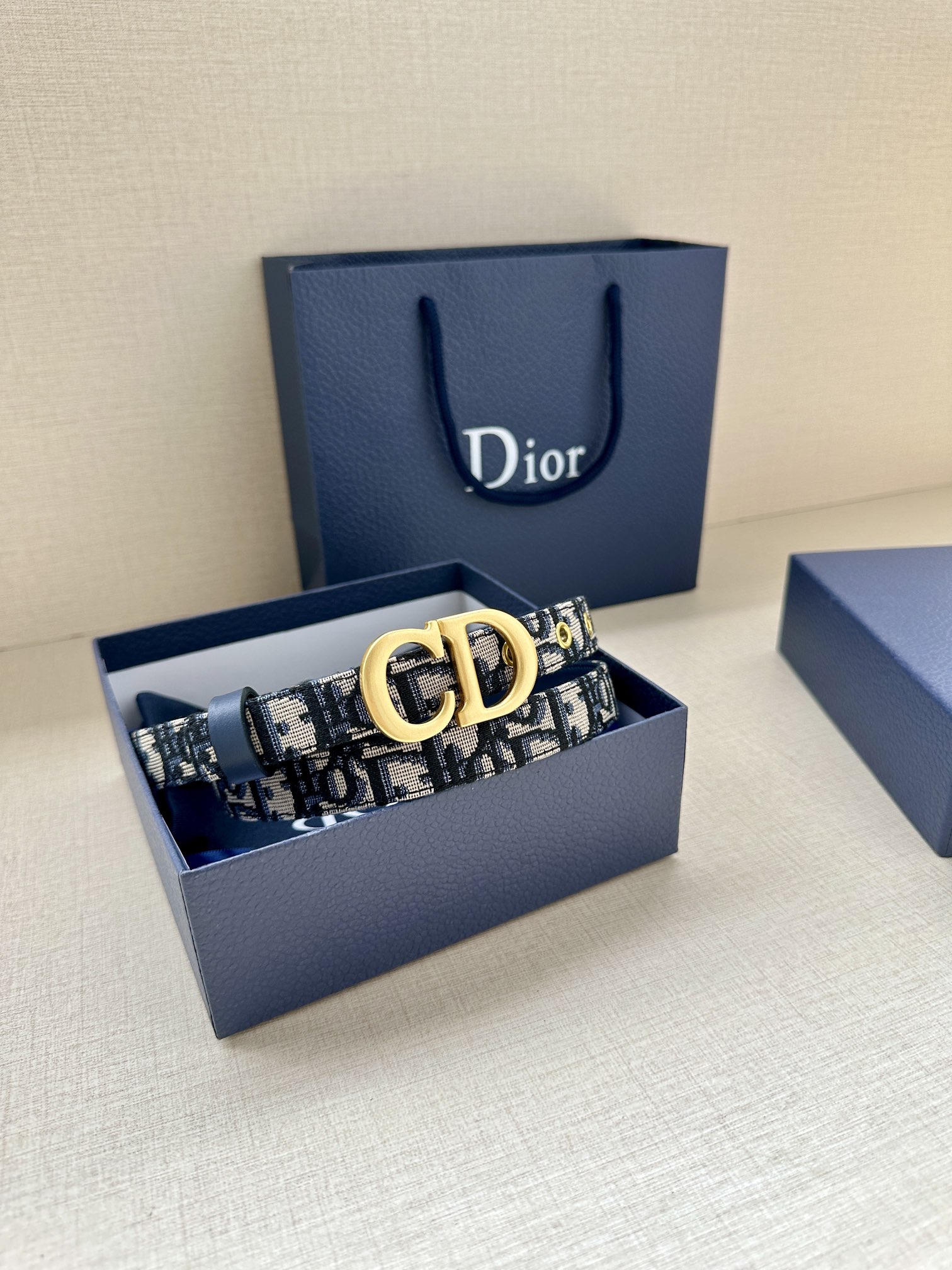 Dior Female Basic Belt Gold S-m-l