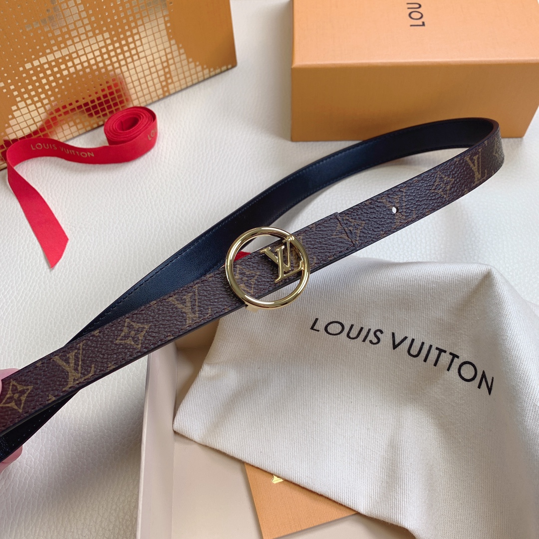 Louis Vuitton Female Basic Belt Cow Leather M