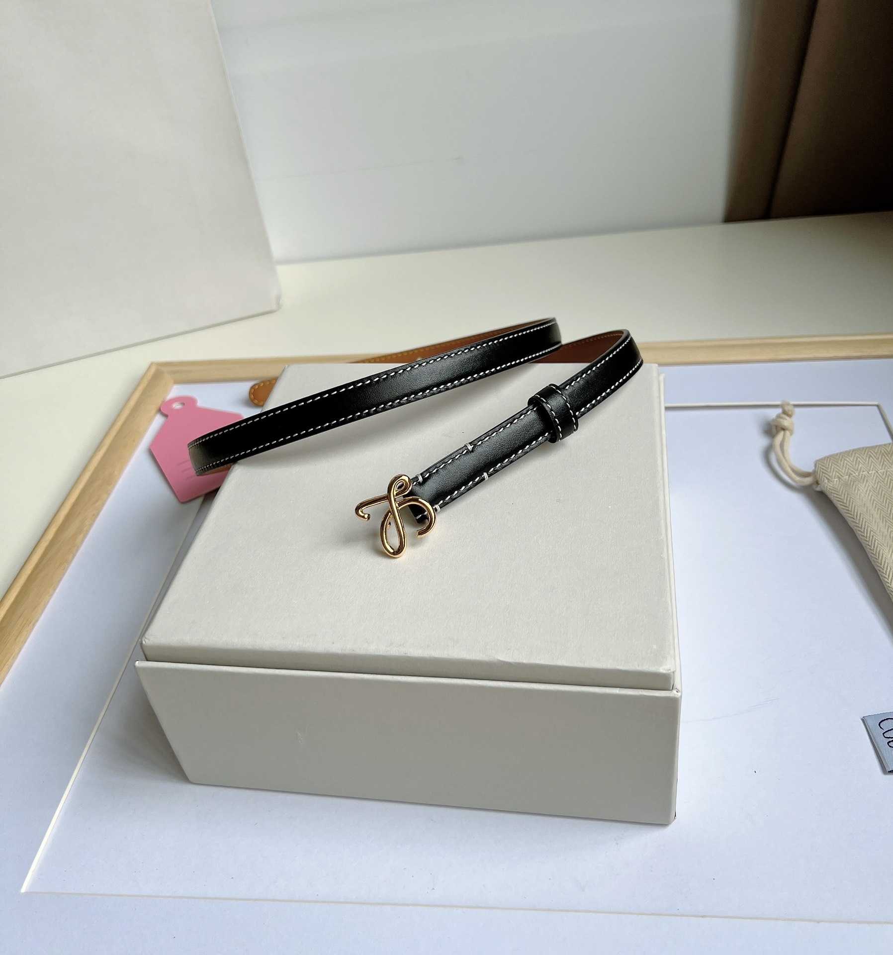 Loewe Female Basic Belt Cow Leather M-l