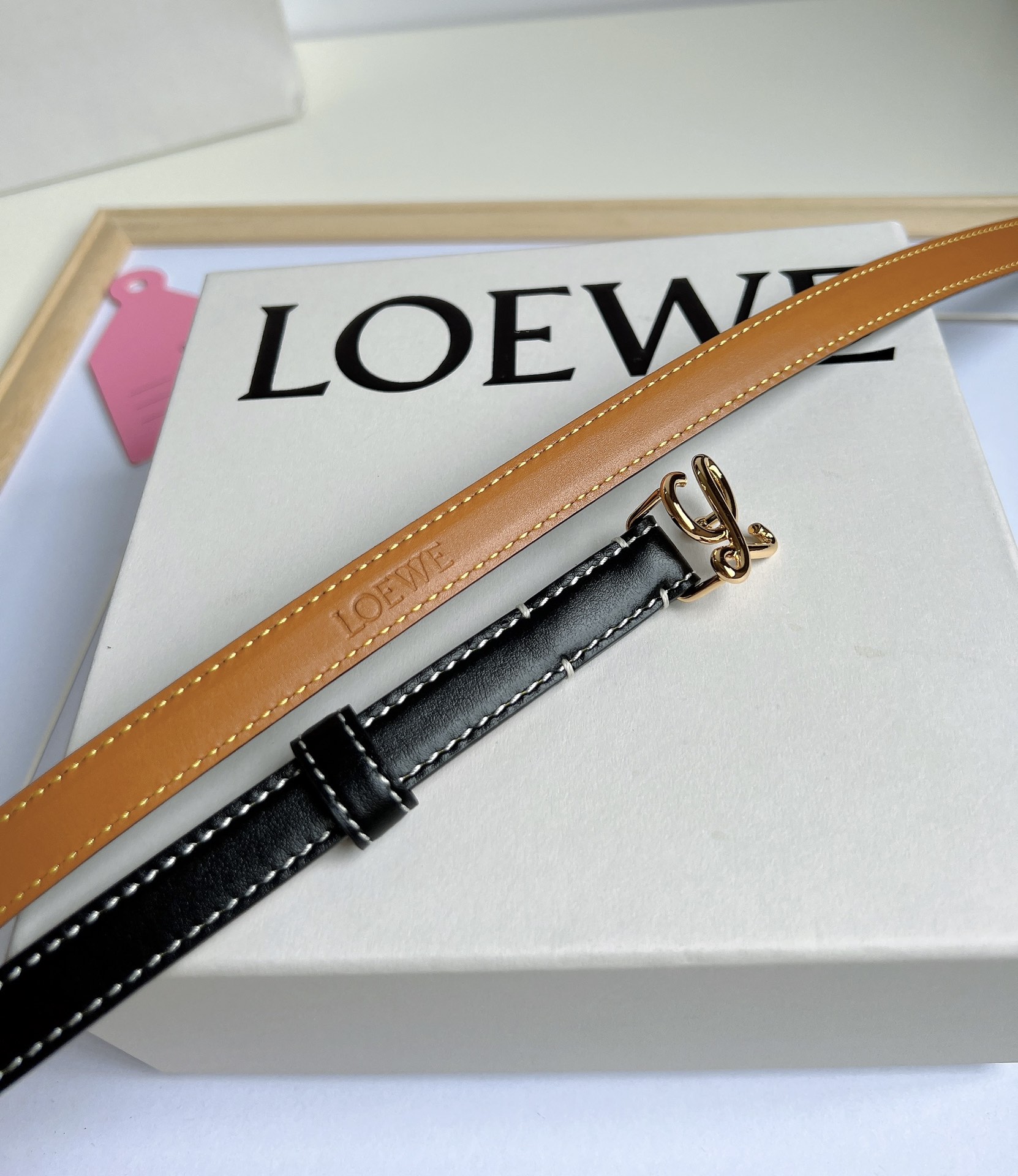 Loewe Female Basic Belt Cow Leather M-l