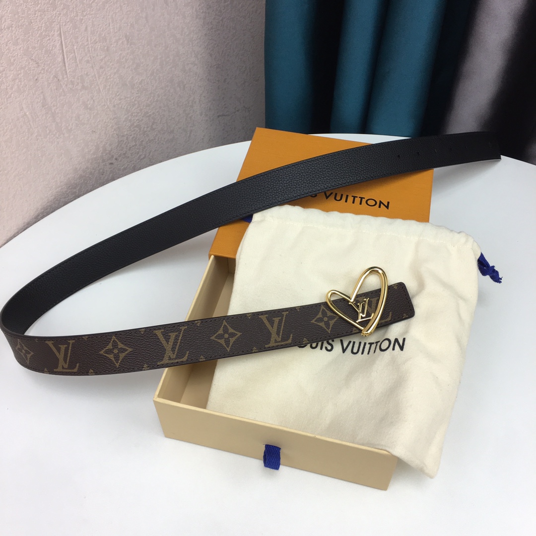 Louis Vuitton Female Basic Belt Cow Leather M