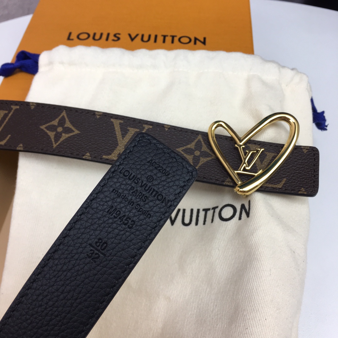 Louis Vuitton Female Basic Belt Cow Leather M