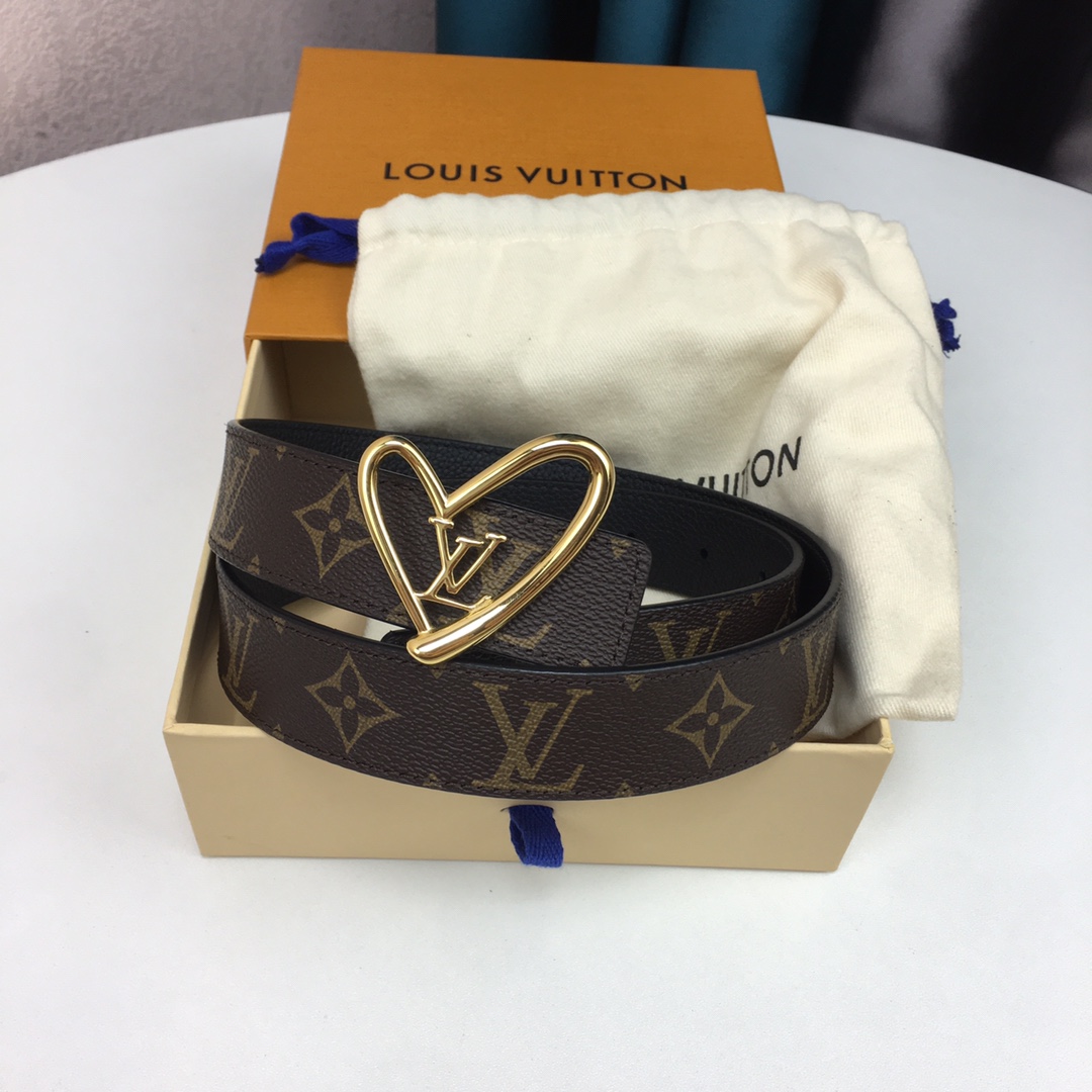 Louis Vuitton Female Basic Belt Cow Leather M