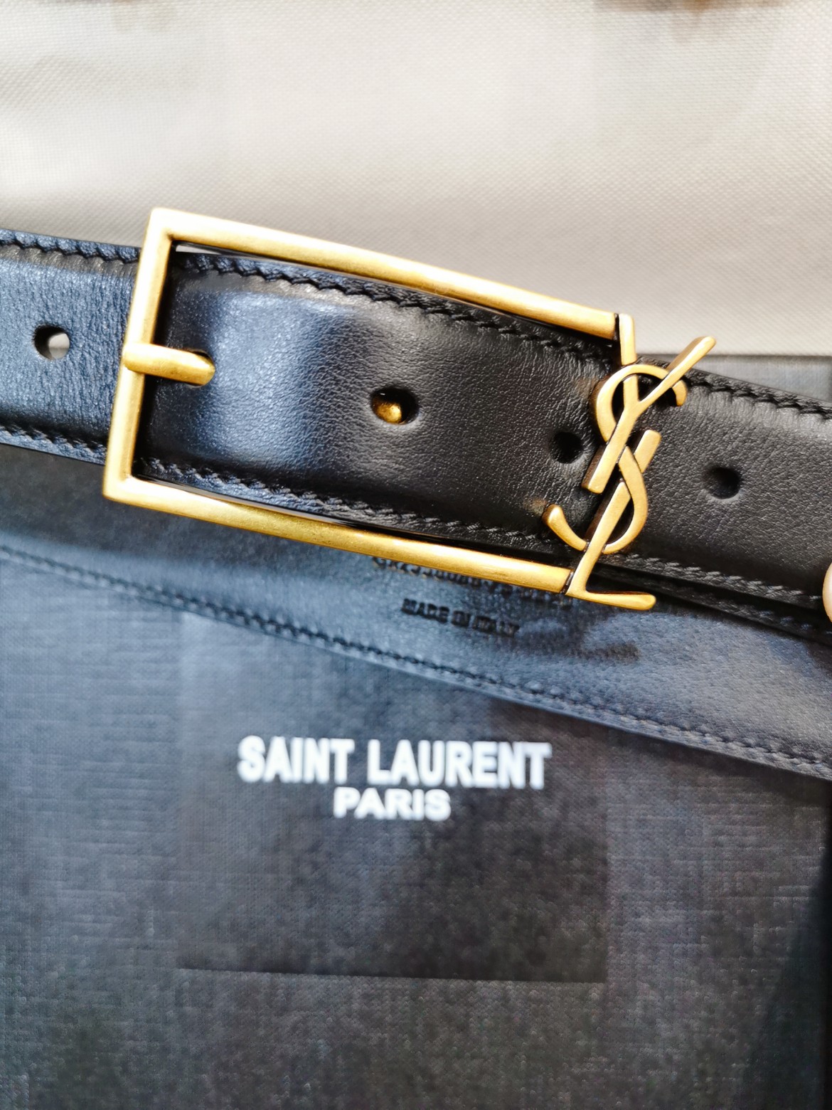 Saint Laurent Female Basic Belt Silver Adjustable S-m-l