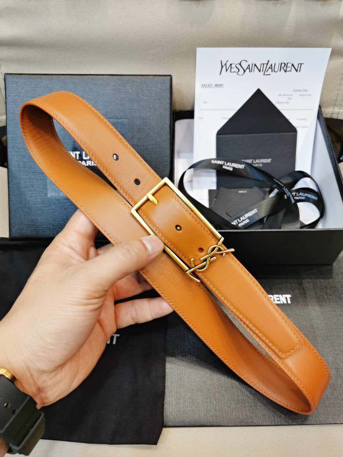 Saint Laurent Female Basic Belt Silver Adjustable S-m-l