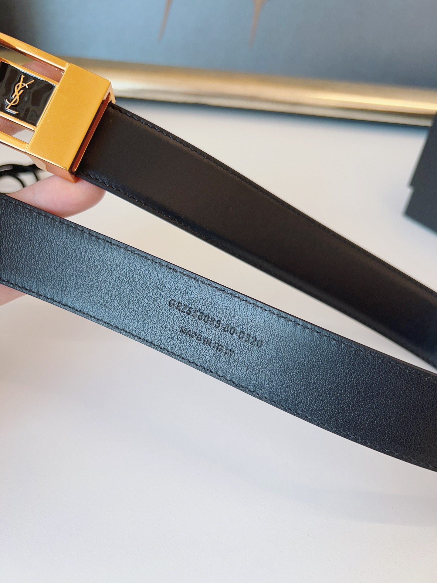 Saint Laurent Female Leather Belt M