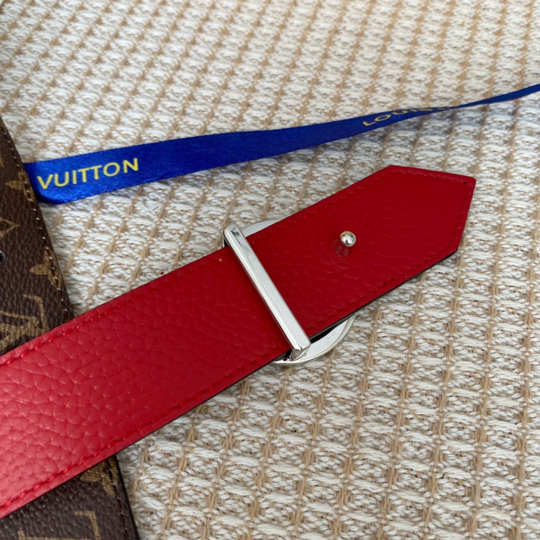 Louis Vuitton Female Basic Belt Cow Leather M-l