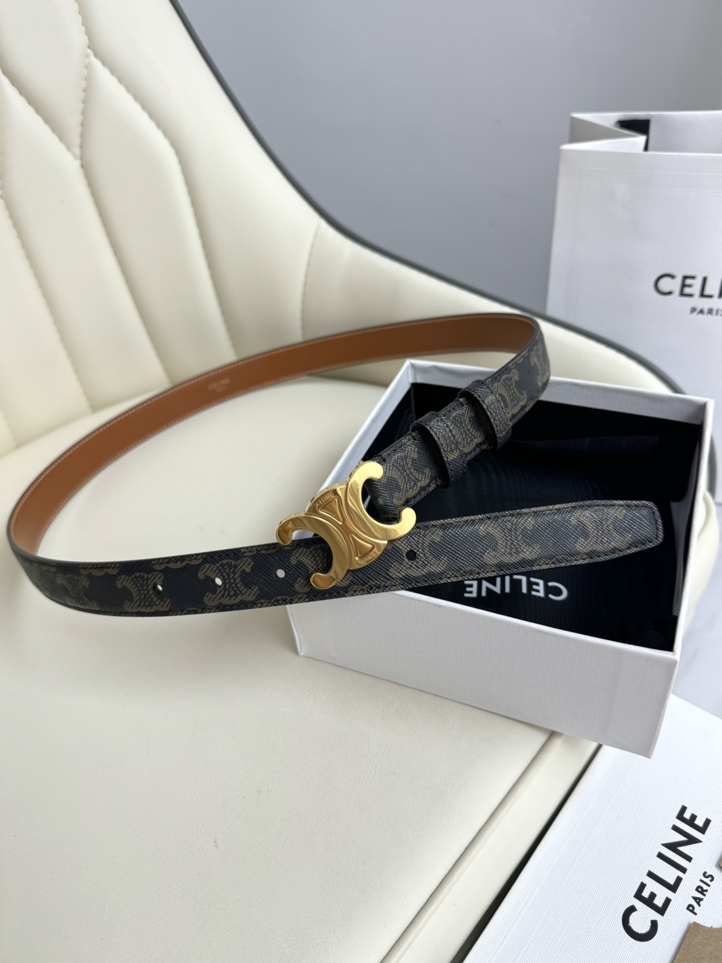 Female Basic Belt Cow Leather M-l