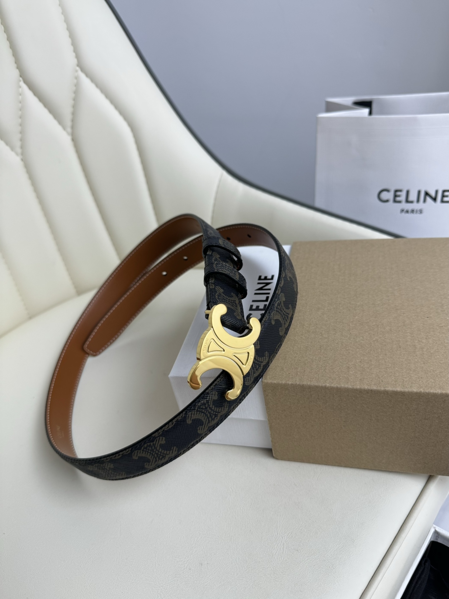 Female Basic Belt Cow Leather M-l