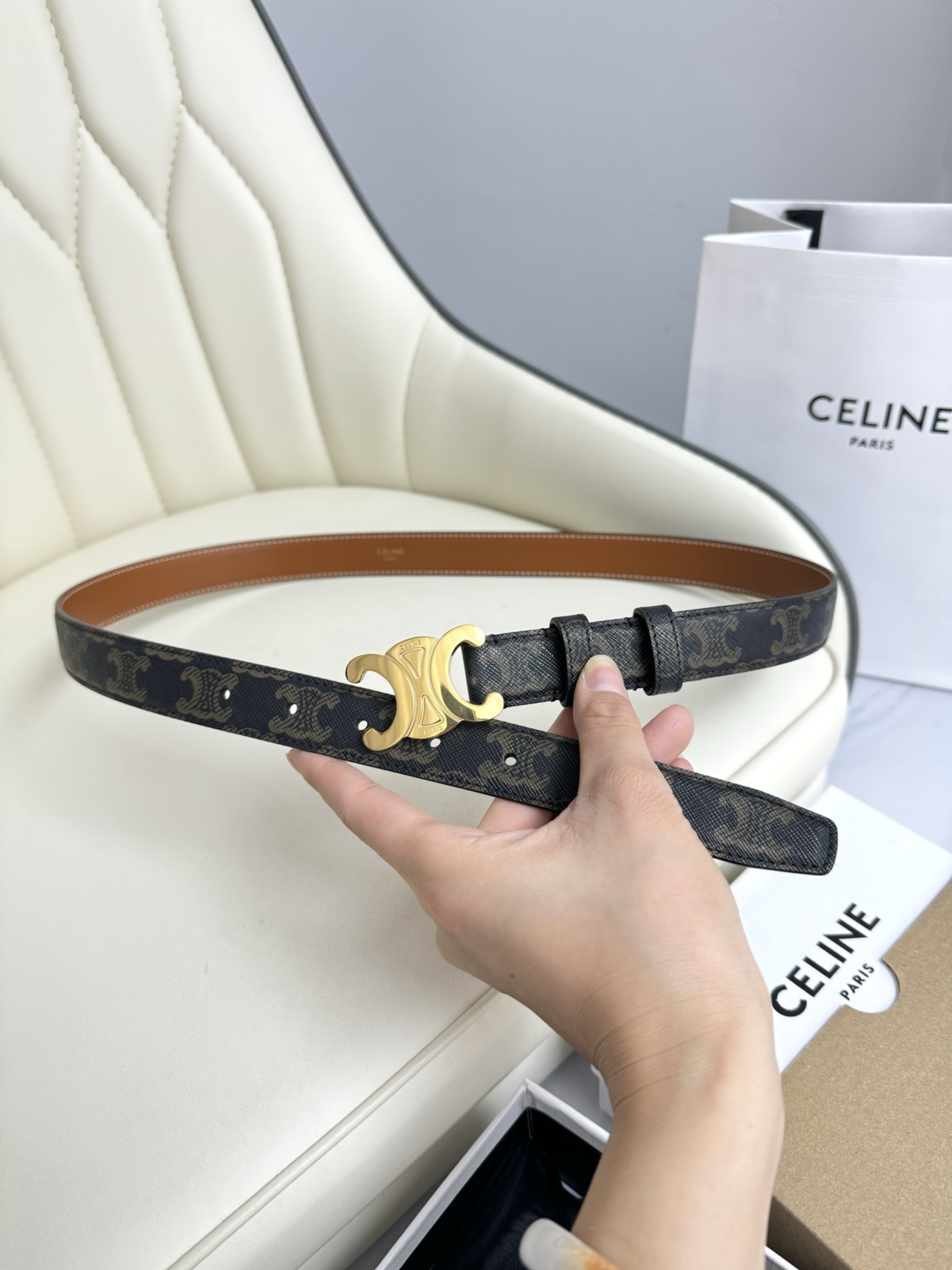 Female Basic Belt Cow Leather M-l