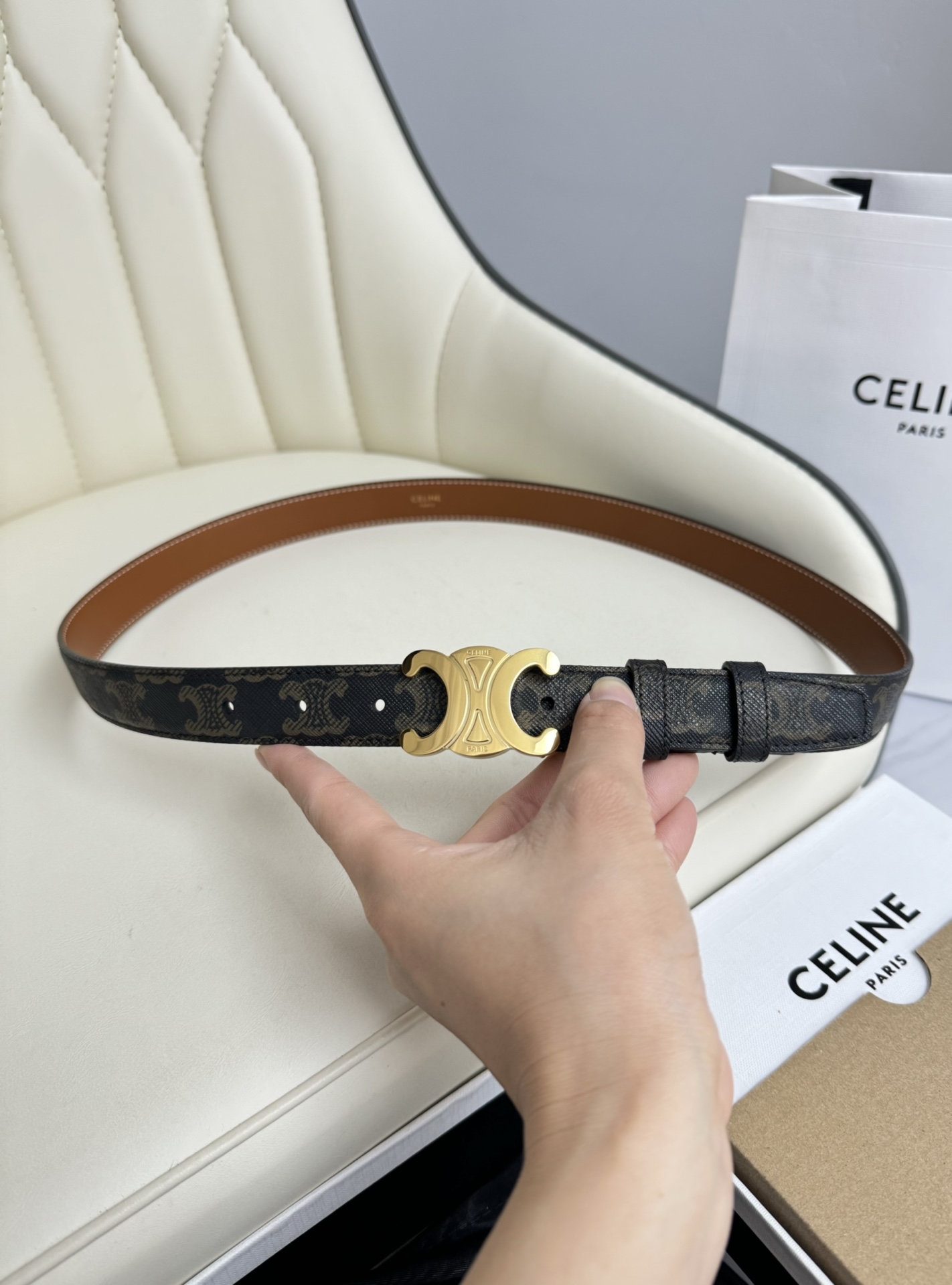 Female Basic Belt Cow Leather M-l