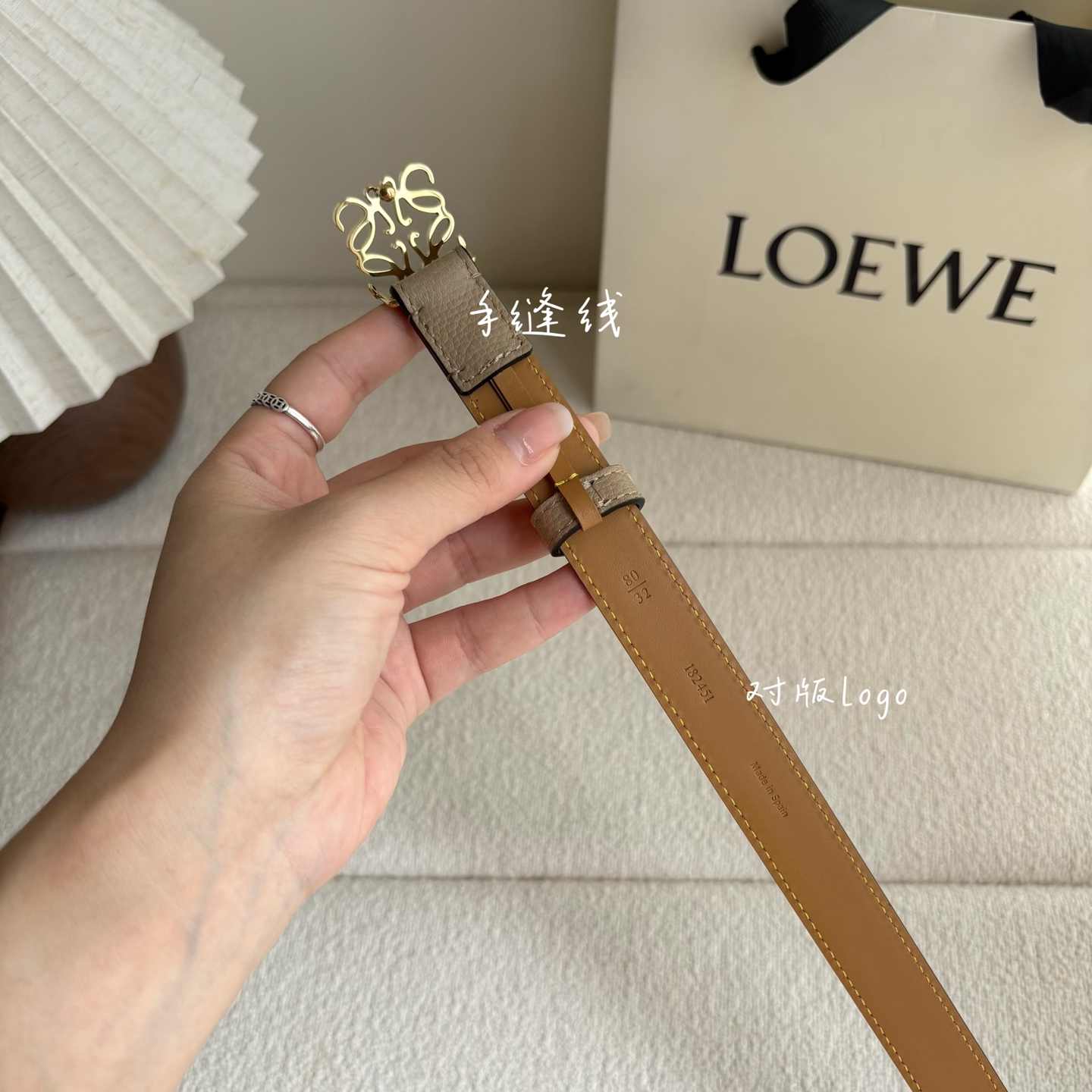 Female Leather Belt Cow Leather M-l