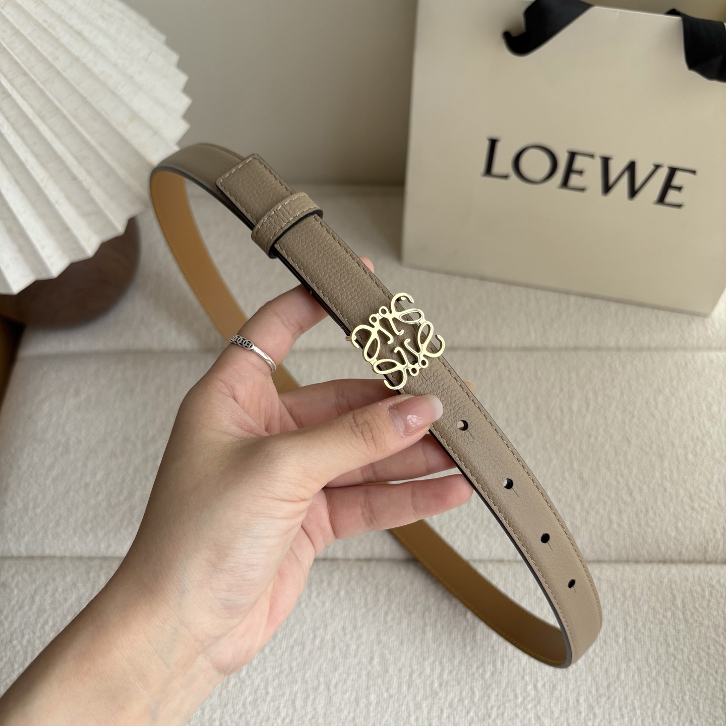Female Leather Belt Cow Leather M-l