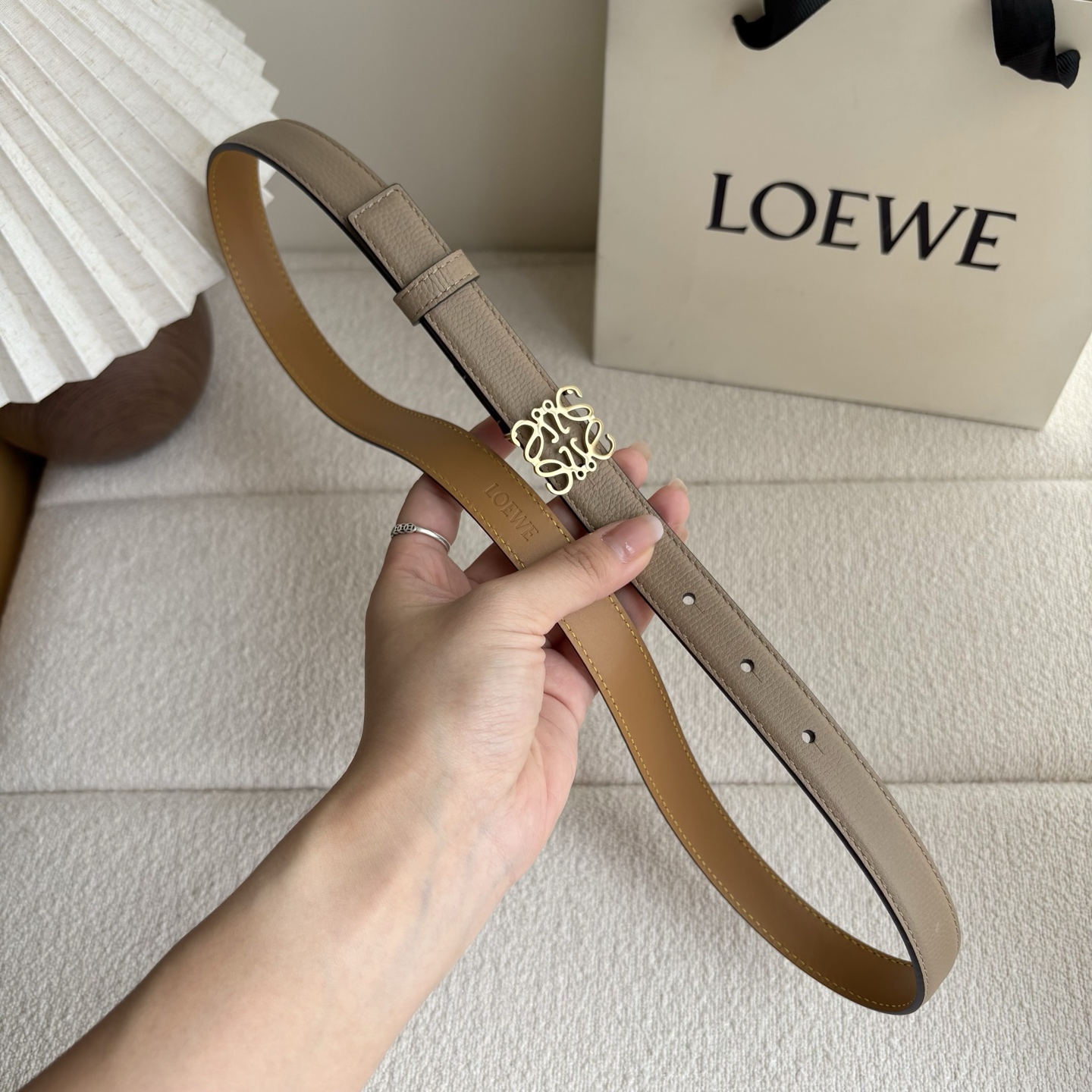 Female Leather Belt Cow Leather M-l