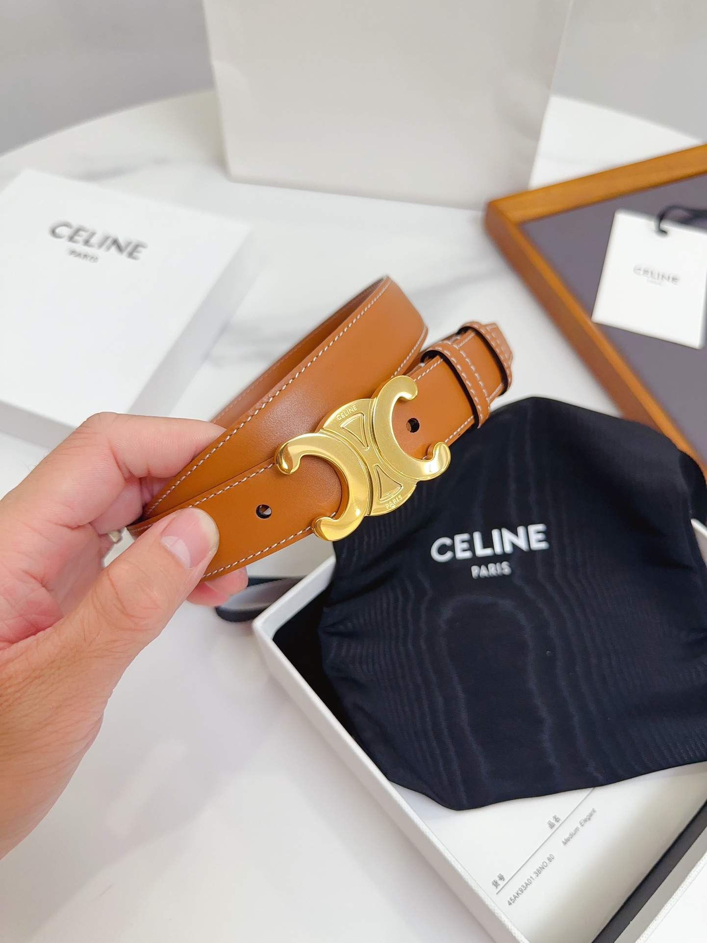 Celine Female Basic Belt Cow Leather M-l
