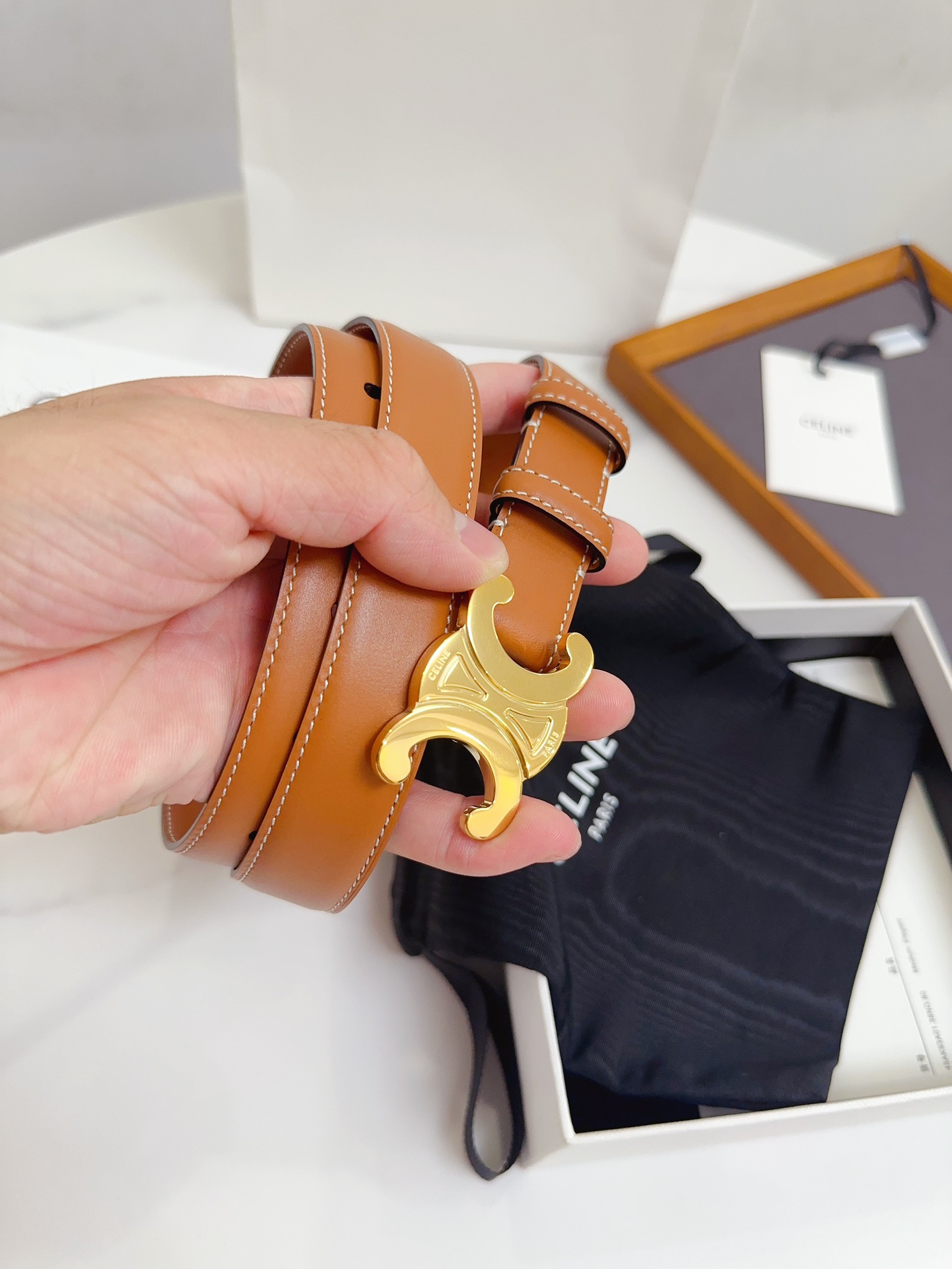 Celine Female Basic Belt Cow Leather M-l