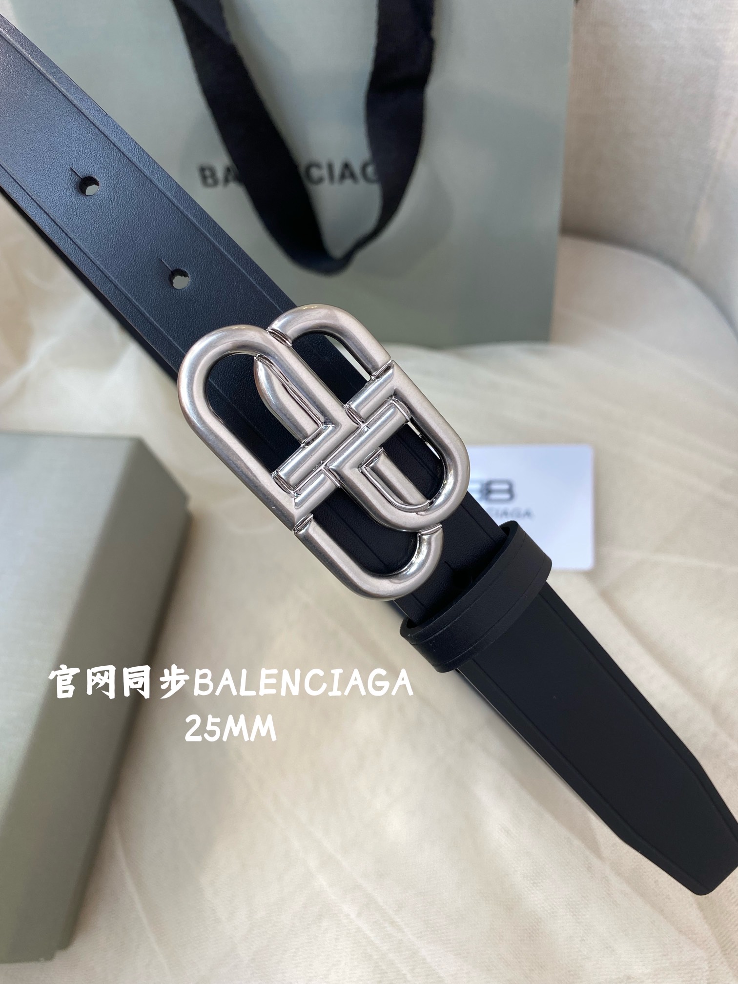 Balenciaga Female Basic Belt Cow Leather M-l