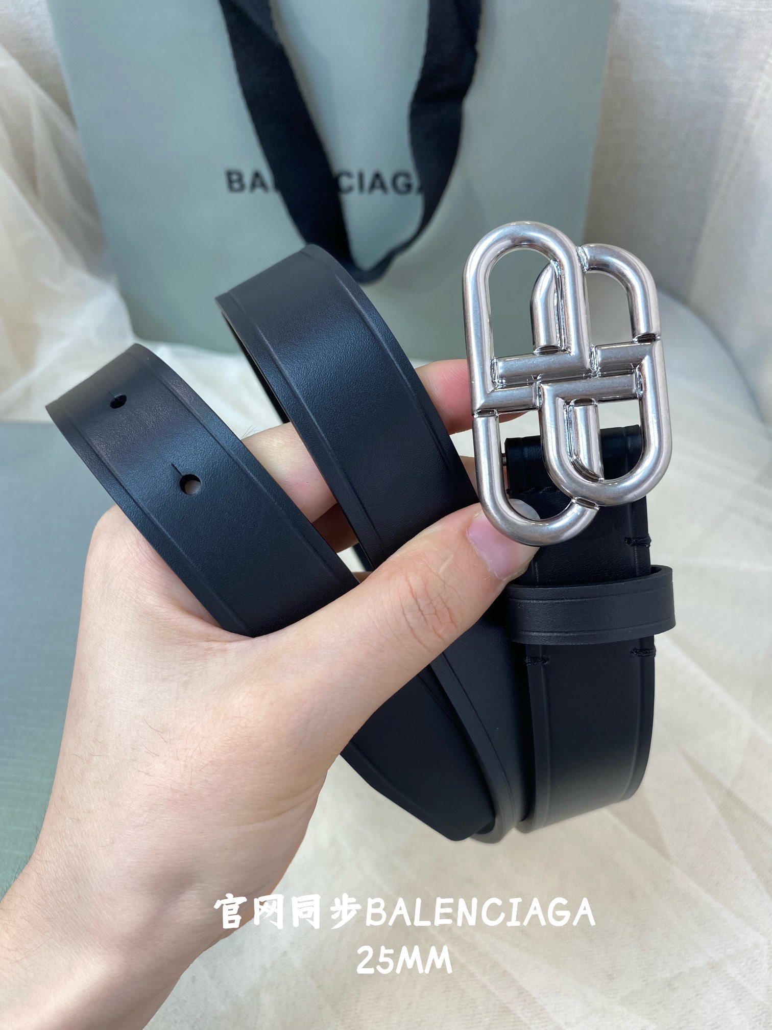 Balenciaga Female Basic Belt Cow Leather M-l