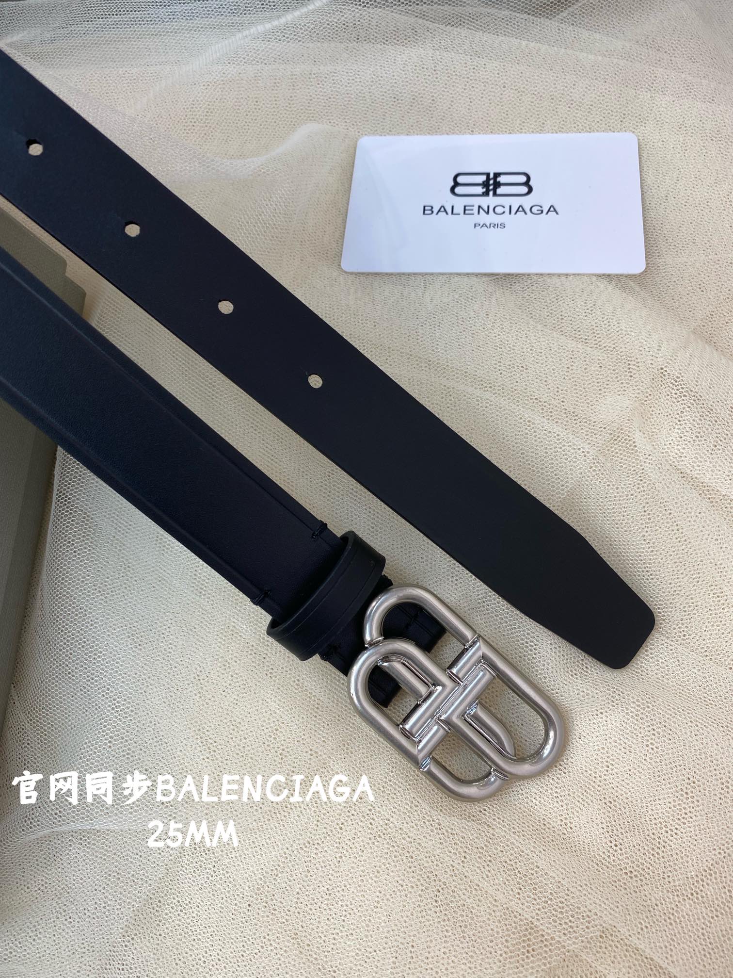 Balenciaga Female Basic Belt Cow Leather M-l