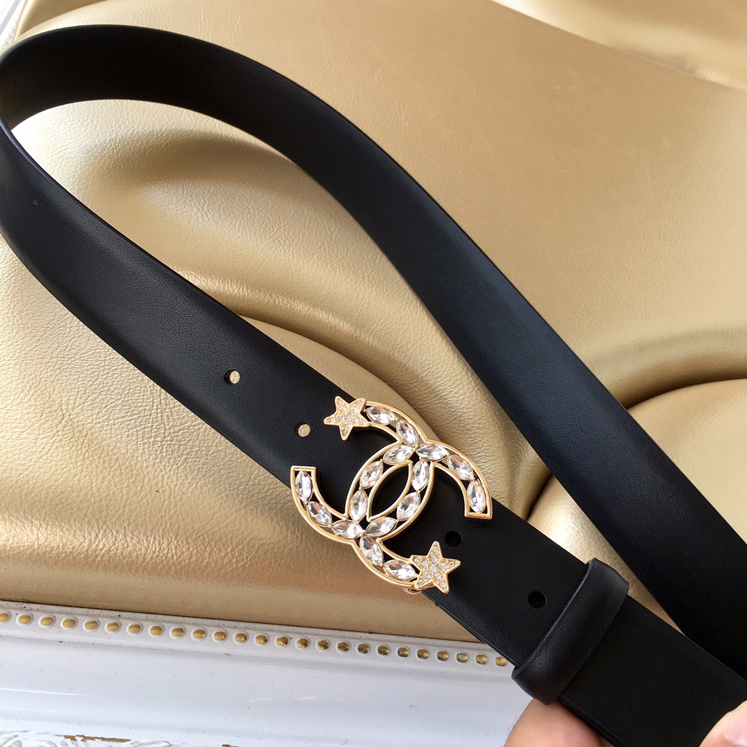 Chanel Female Leather Belt Cow Leather 0mm