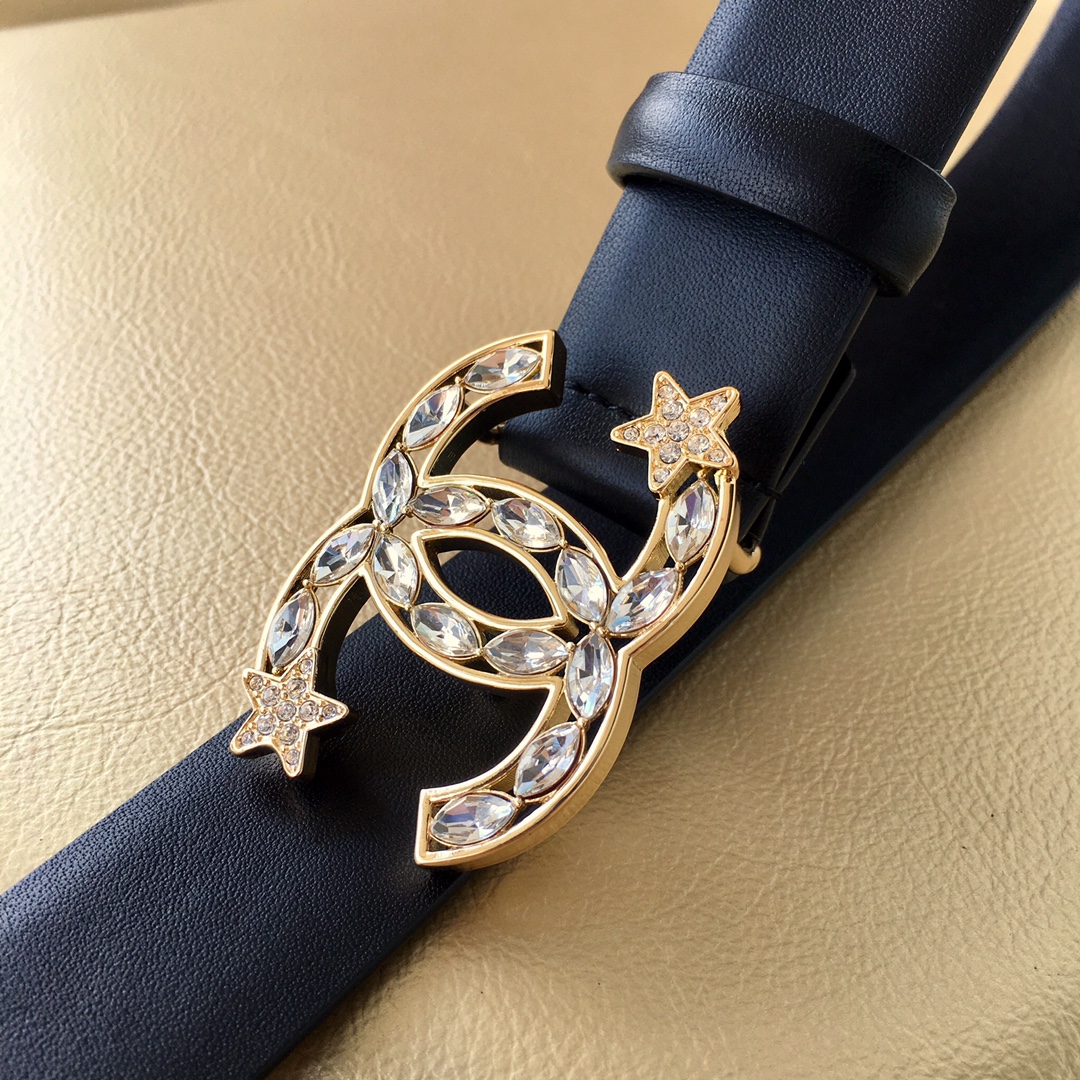 Chanel Female Leather Belt Cow Leather 0mm