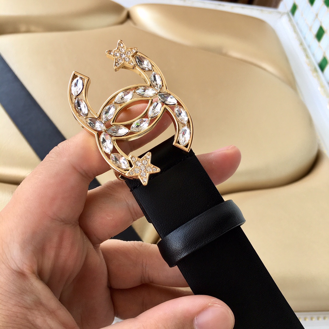 Chanel Female Leather Belt Cow Leather 0mm