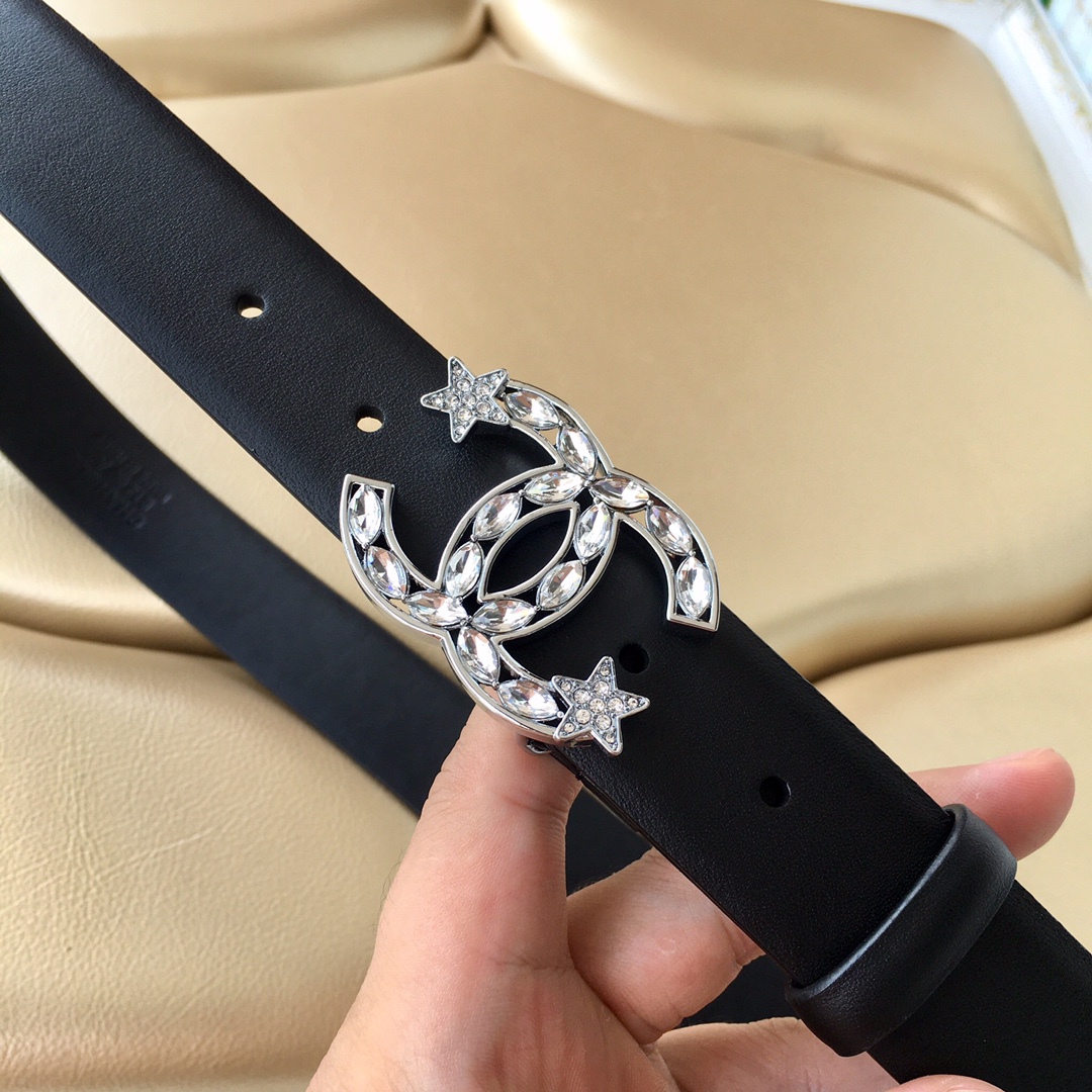 Chanel Female Leather Belt Cow Leather 0mm