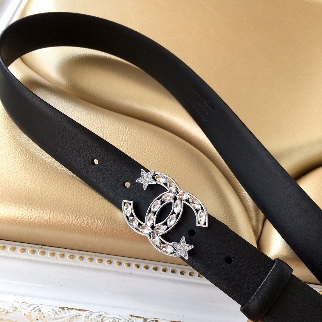Chanel Female Leather Belt Cow Leather 0mm