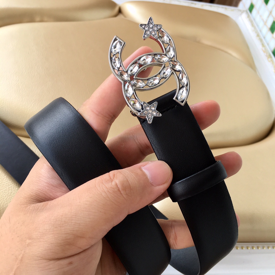 Chanel Female Leather Belt Cow Leather 0mm