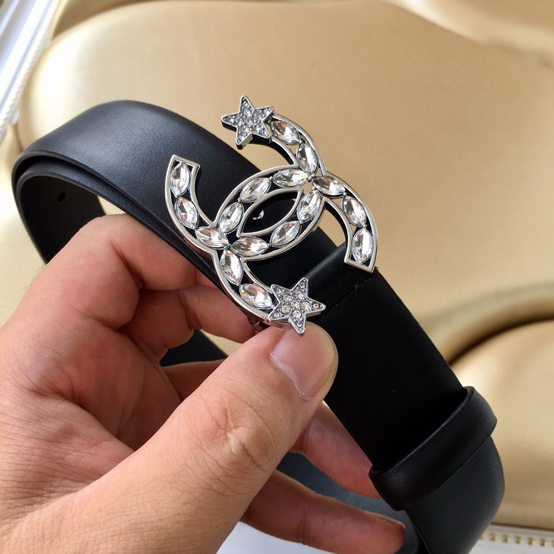 Chanel Female Leather Belt Cow Leather 0mm