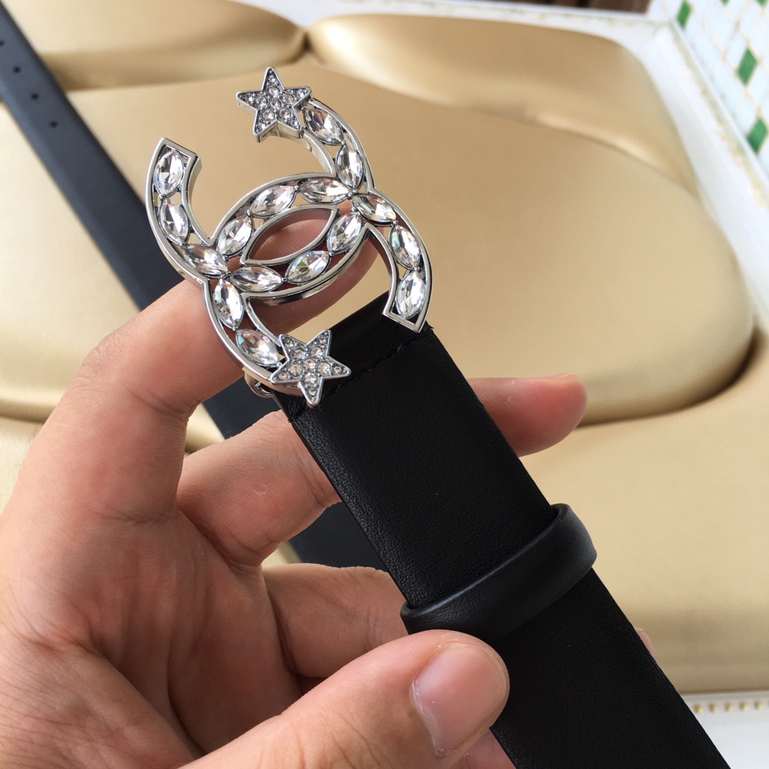 Chanel Female Leather Belt Cow Leather 0mm