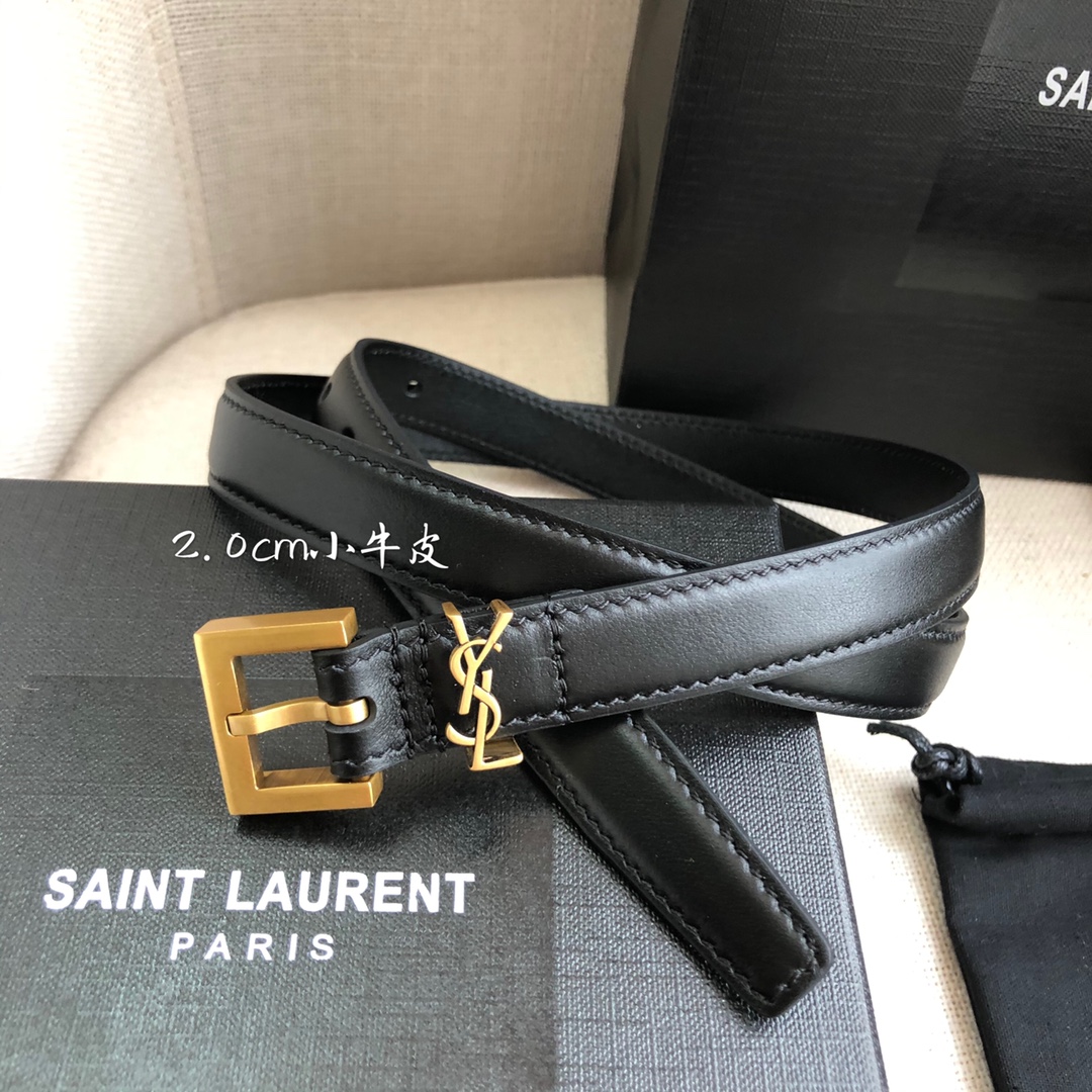 Female Basic Belt Cow Leather S-m-l