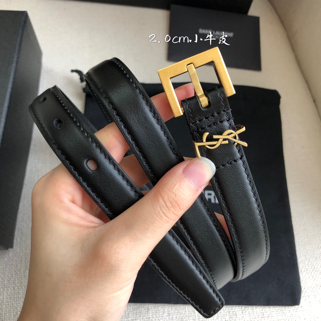 Female Basic Belt Cow Leather S-m-l