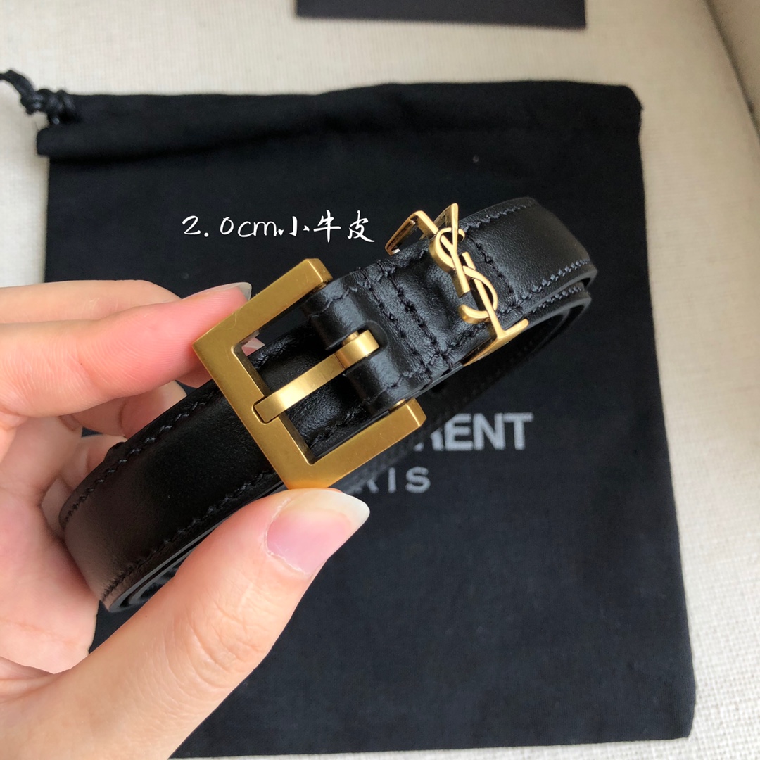 Female Basic Belt Cow Leather S-m-l