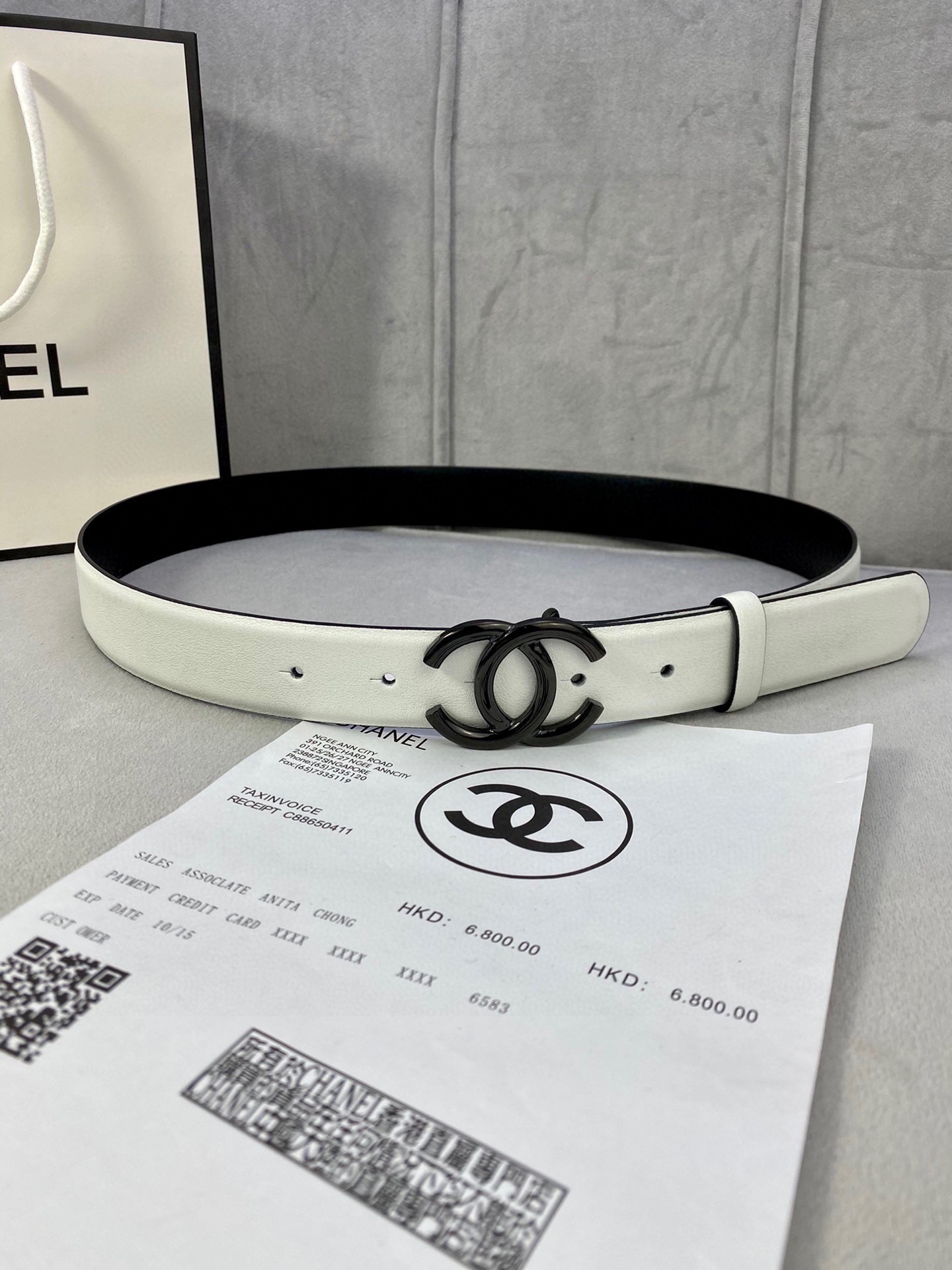Chanel Female Basic Belt M-l