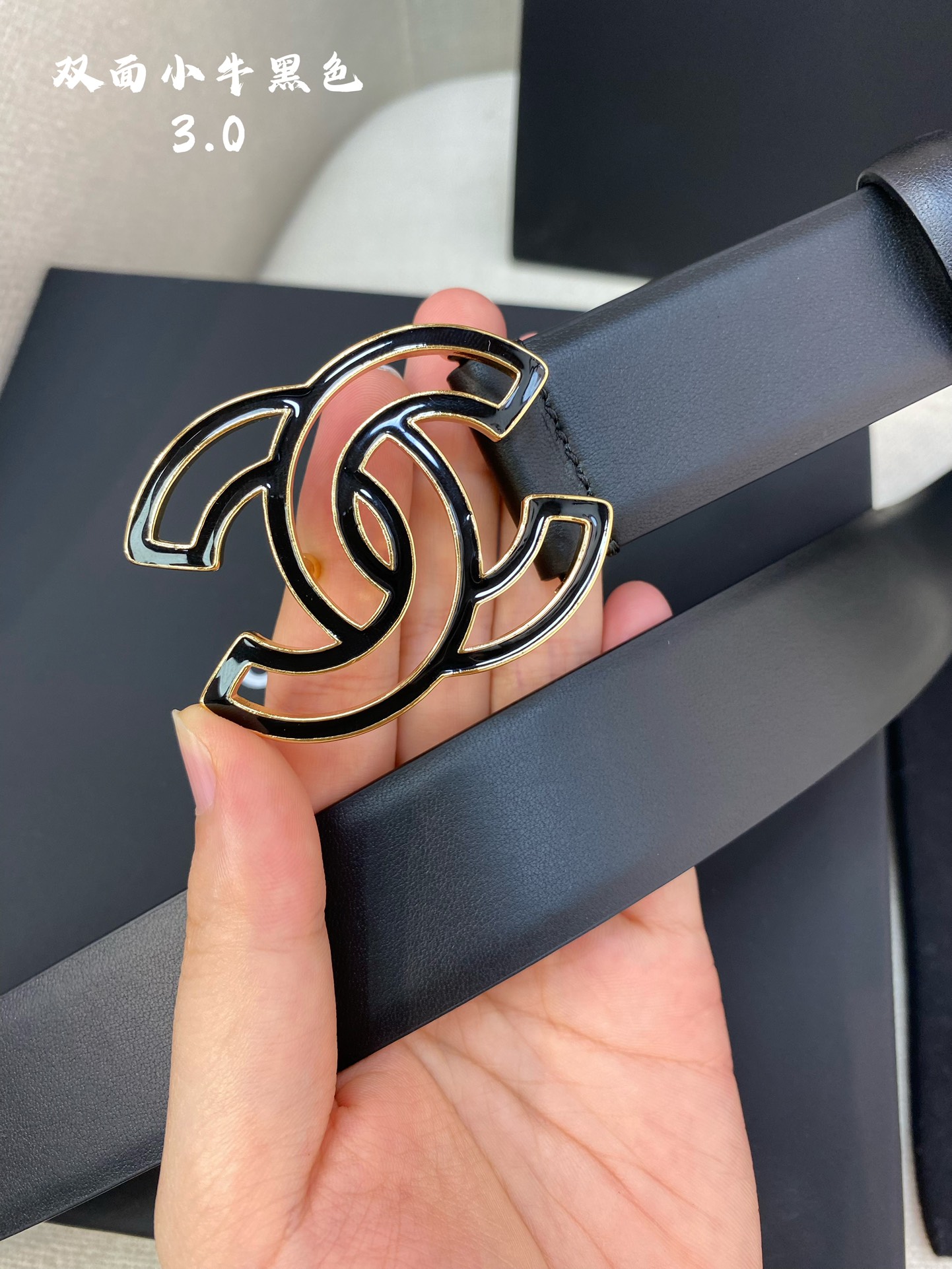 Chanel Female Basic Belt Cow Leather M