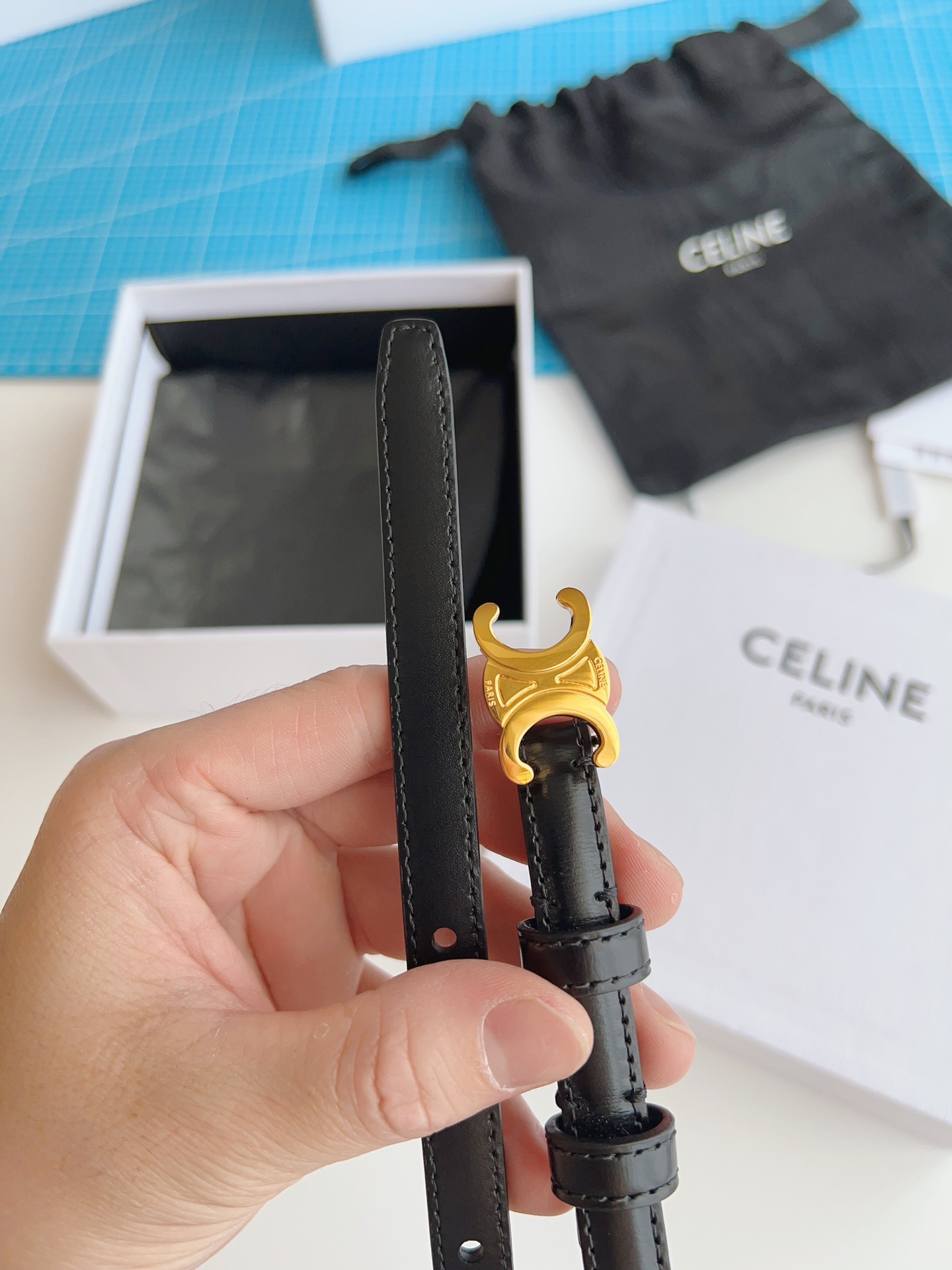 Celine Female Basic Belt Black M-l