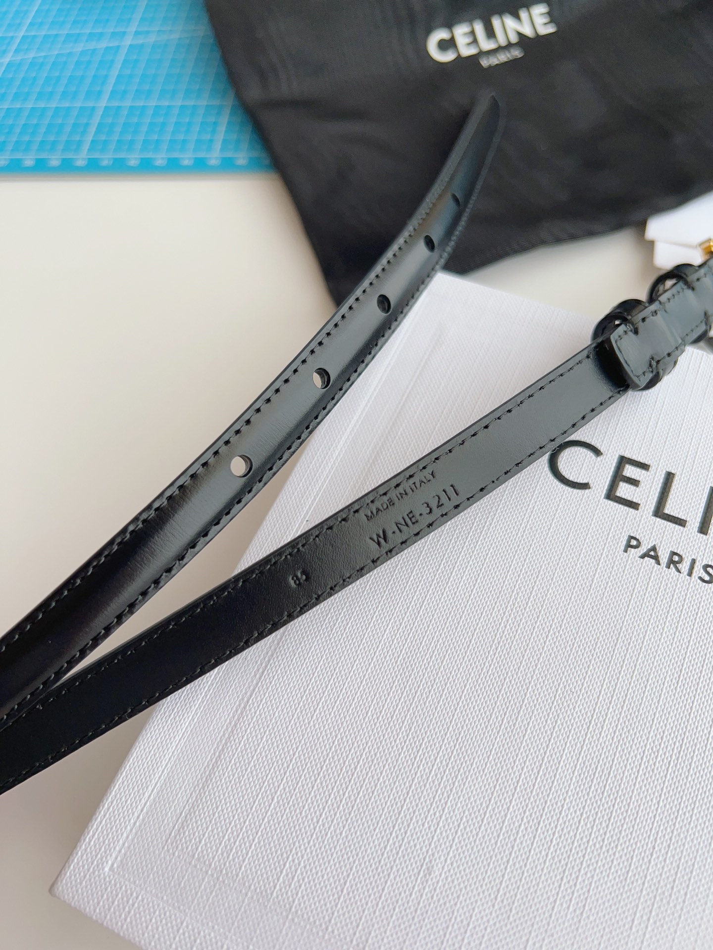 Celine Female Basic Belt Black M-l